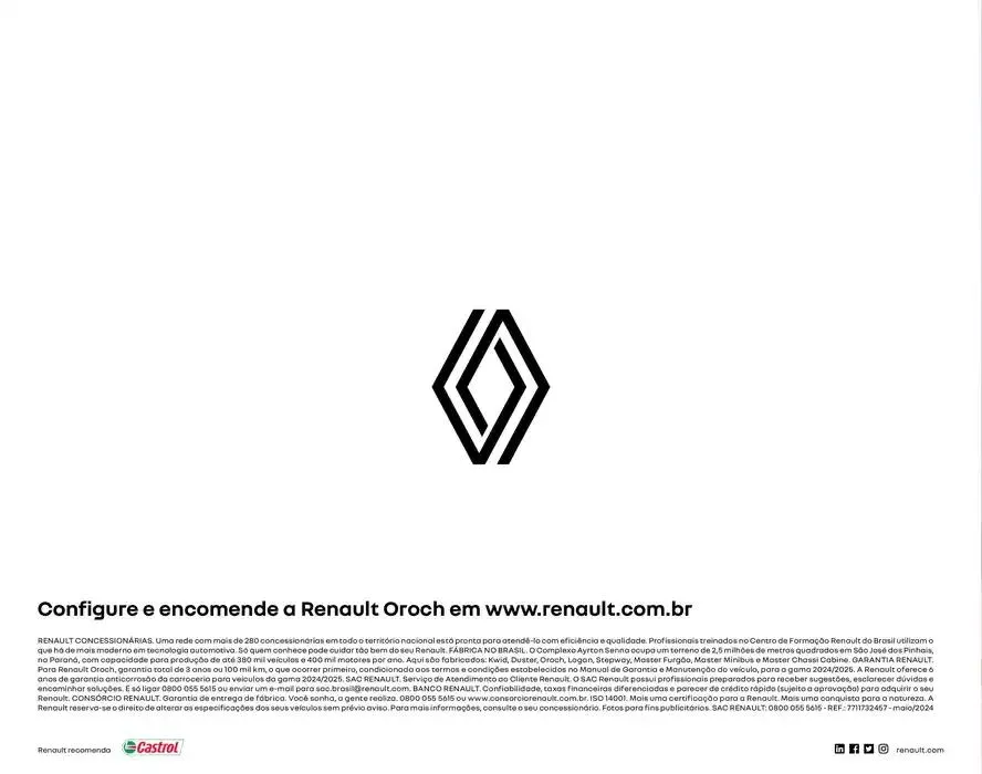Encarte de Renault Oroch 15 de outubro até 15 de outubro 2025 - Pagina 1