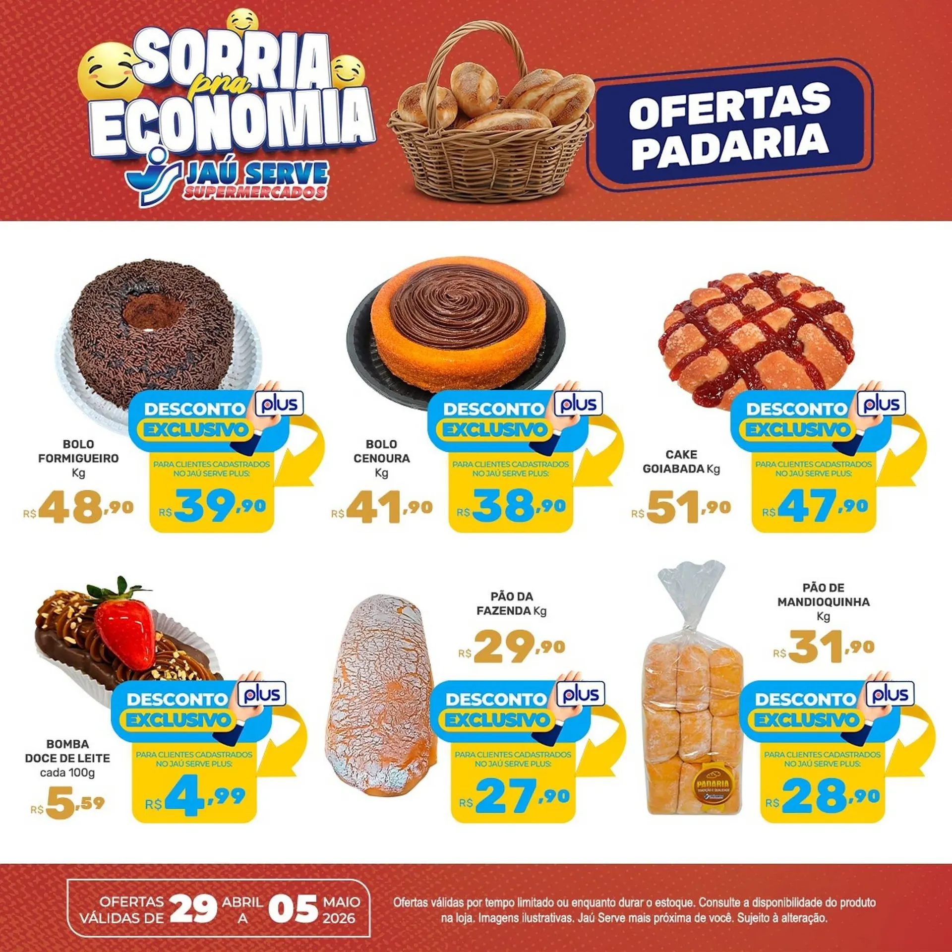 Encarte de Catálogo Supermercados Jau Serve 29 de abril até 5 de maio 2026 - Pagina 1