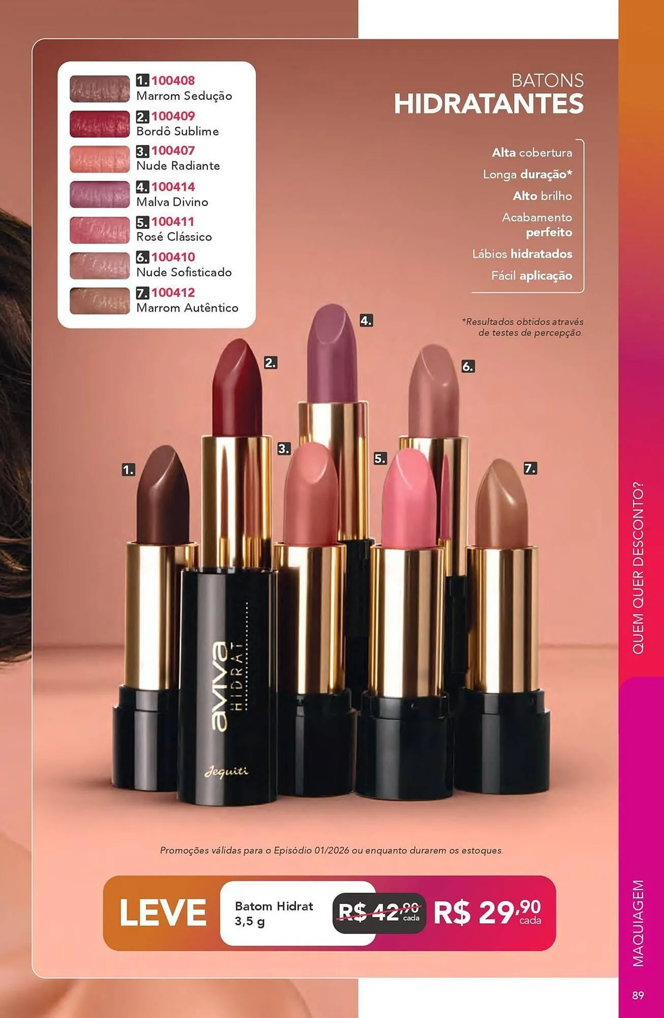 Encarte de Catálogo Jequiti 30 de dezembro até 1 de janeiro 2026 - Pagina 89