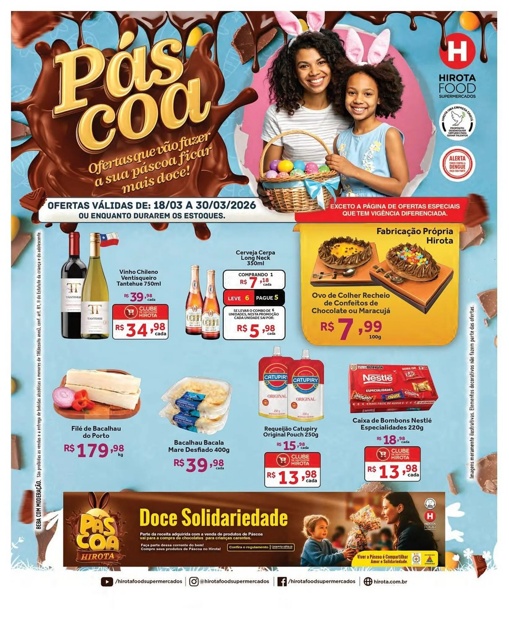 Encarte de Catálogo Hirota Food Supermercado 18 de março até 30 de março 2026 - Pagina 1