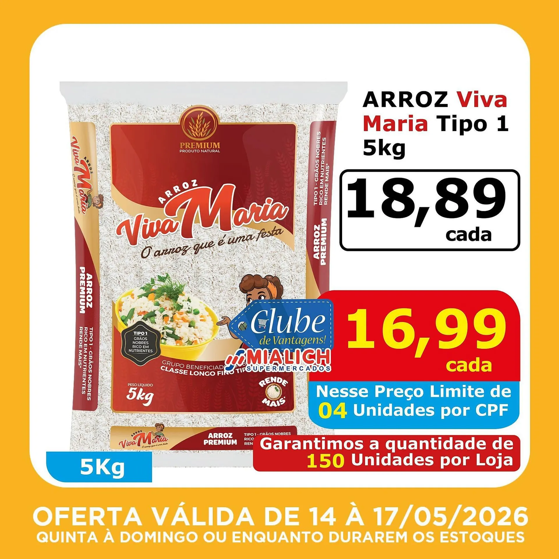 Encarte de Catálogo Mialich Supermercados 14 de maio até 17 de maio 2026 - Pagina 6