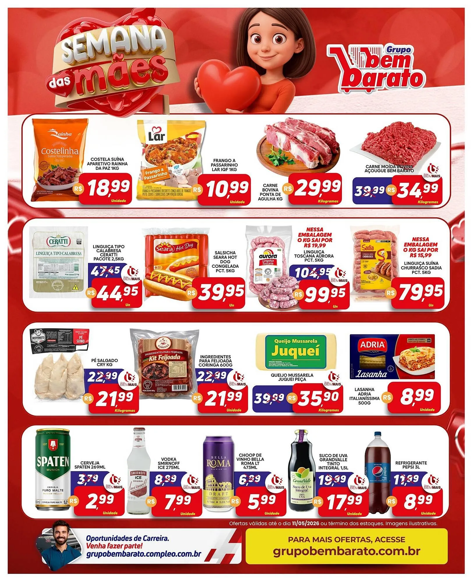 Encarte de Catálogo Supermercado Bem Barato 5 de maio até 11 de maio 2026 - Pagina 2