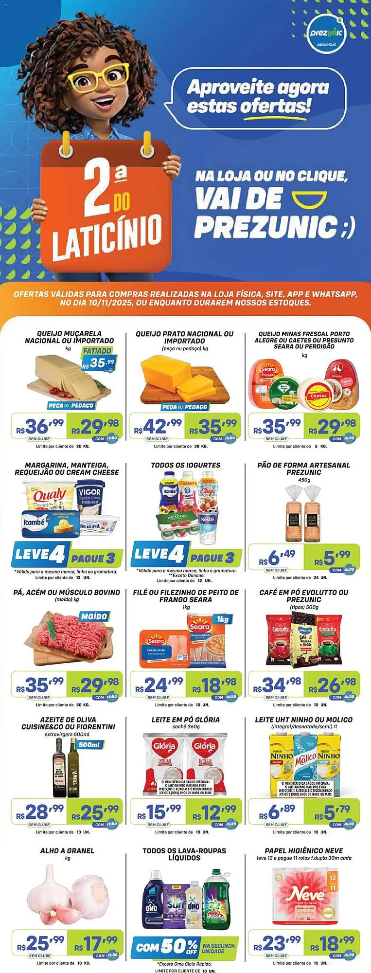 Encarte de Encarte Prezunic 10 de novembro até 11 de novembro 2025 - Pagina 1