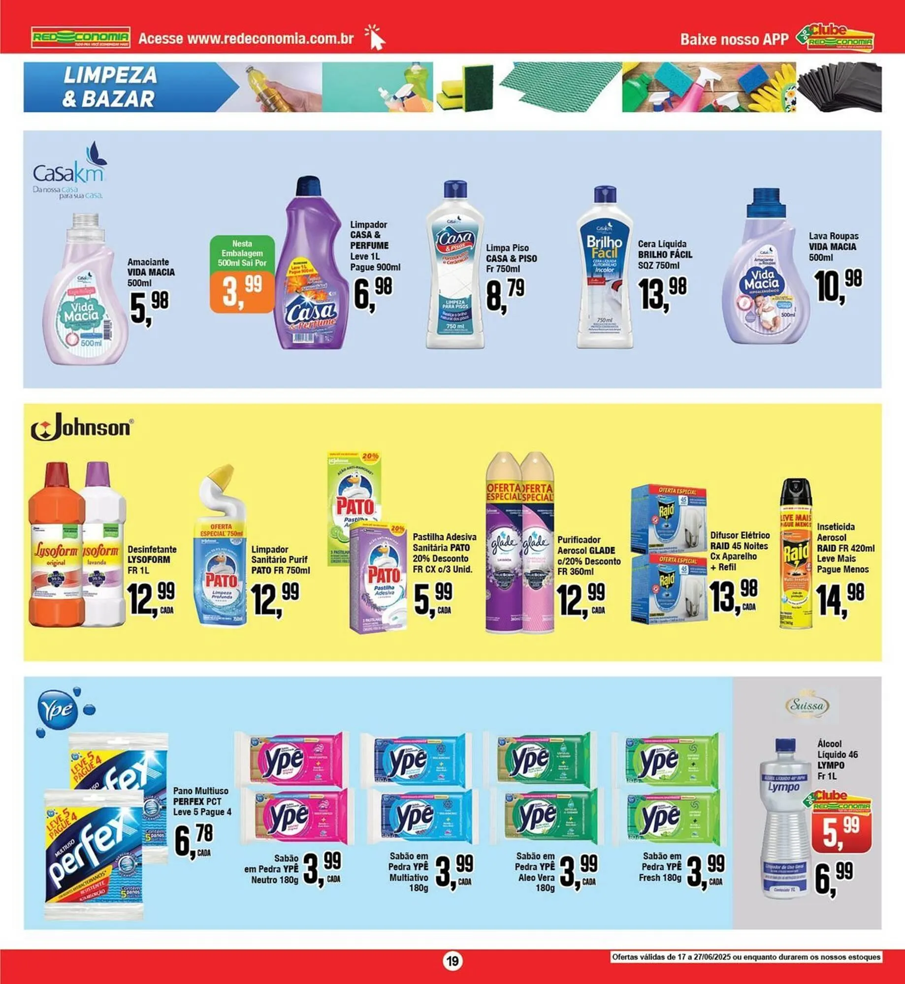 Encarte de Catálogo Rede Economia 27 de junho até 29 de junho 2025 - Pagina 19