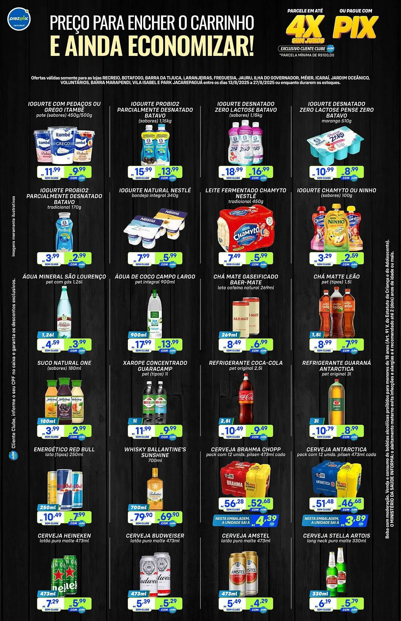 Encarte de Catálogo Prezunic 13 de agosto até 27 de agosto 2025 - Pagina 6