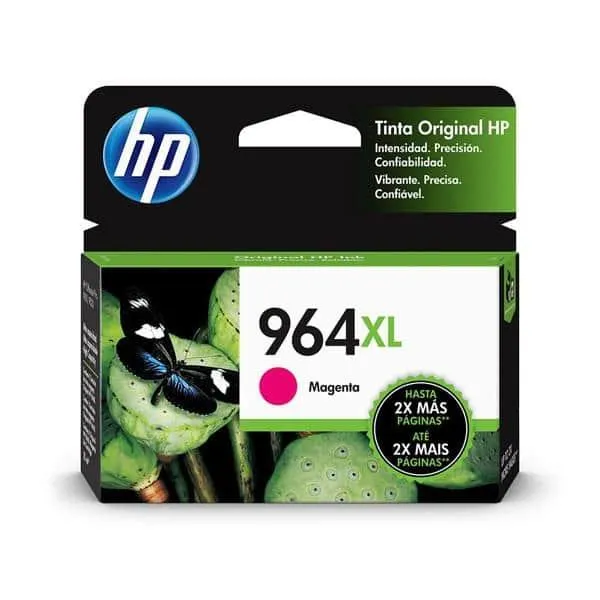 Cartucho de Tinta HP 964XL Magenta Original, 3JA55AL, HP - CX 1 UN