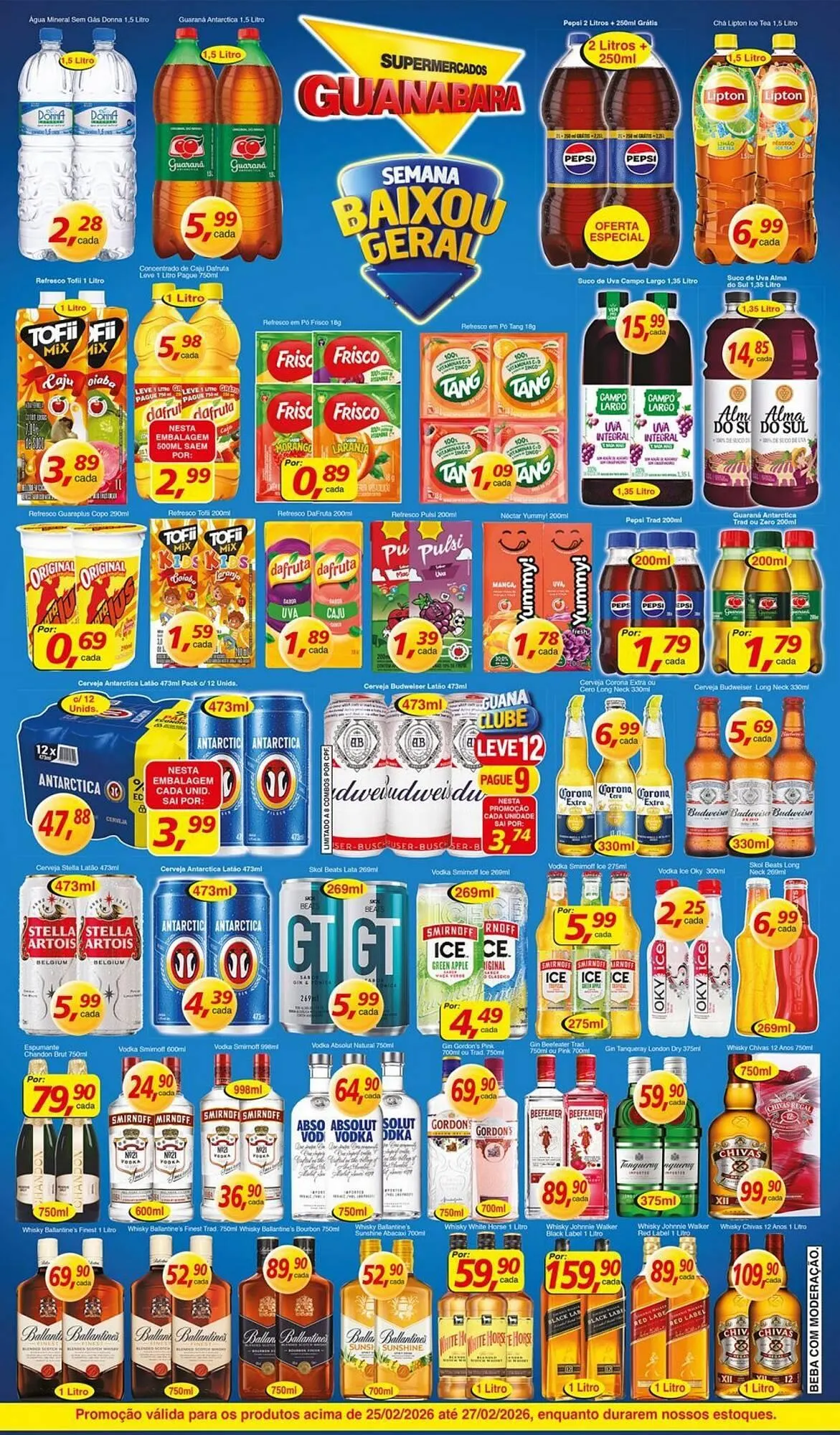 Encarte de Encarte Supermercados Guanabara 25 de fevereiro até 27 de fevereiro 2026 - Pagina 4