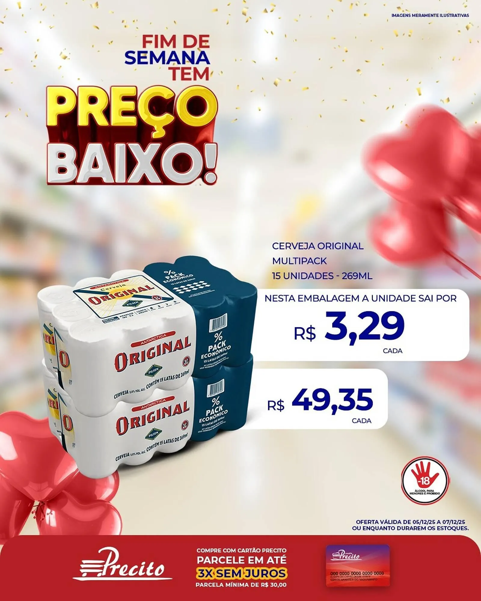 Encarte de Catálogo Supermercado Precito 5 de dezembro até 7 de dezembro 2025 - Pagina 1