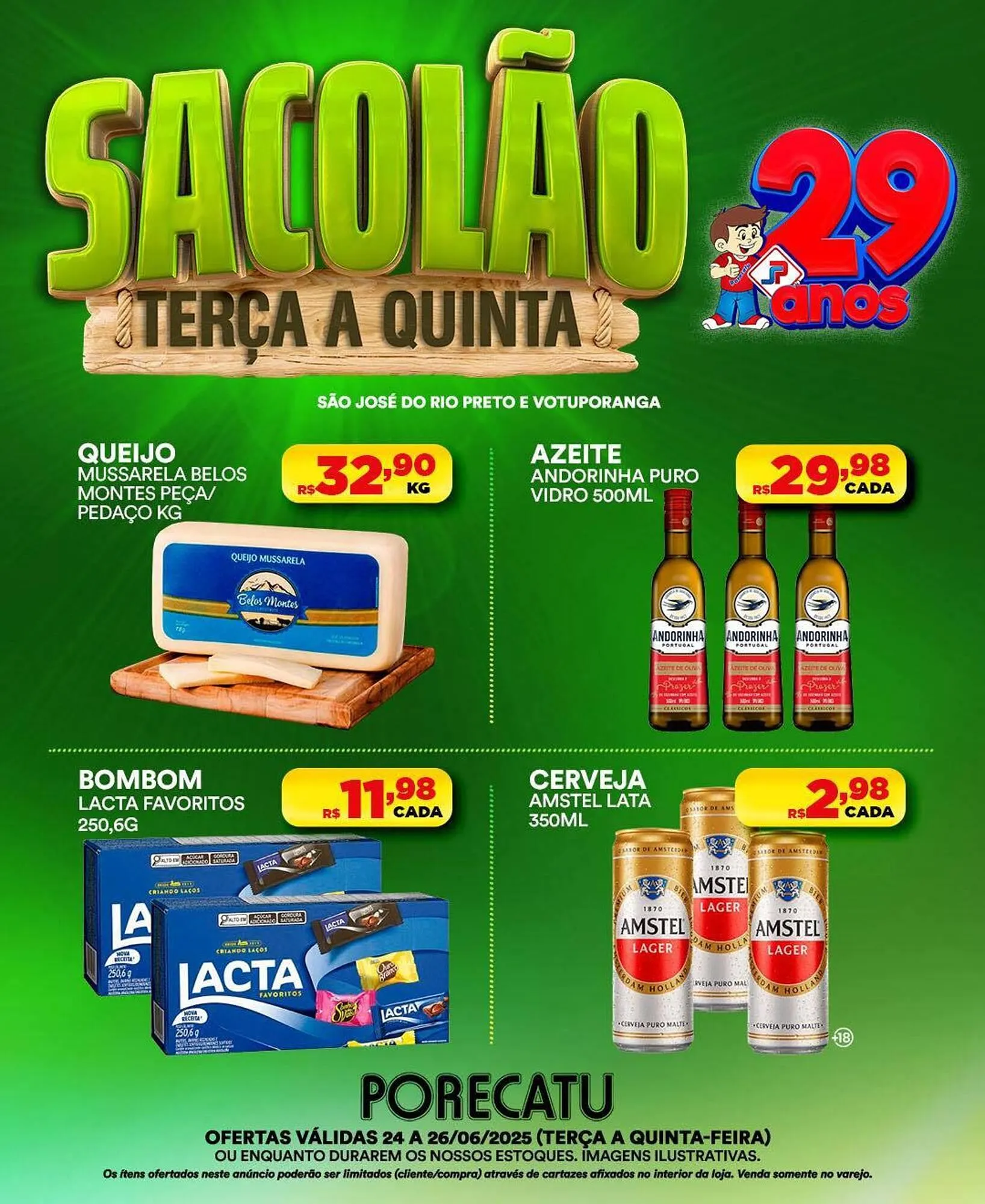 Encarte de Catálogo Supermercado Porecatu 24 de junho até 25 de junho 2025 - Pagina 2