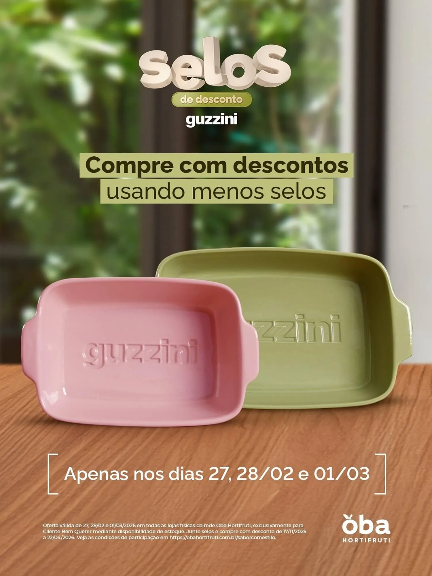 Encarte de Folheto Oba Hortifruti 25 de fevereiro até 1 de março 2026 - Pagina 1