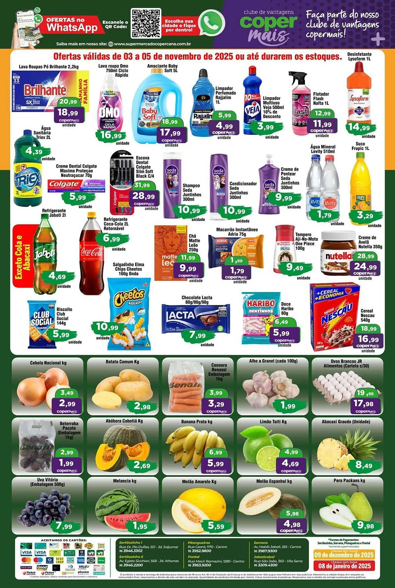 Encarte de Tabloide Copercana 3 de novembro até 5 de novembro 2025 - Pagina 2