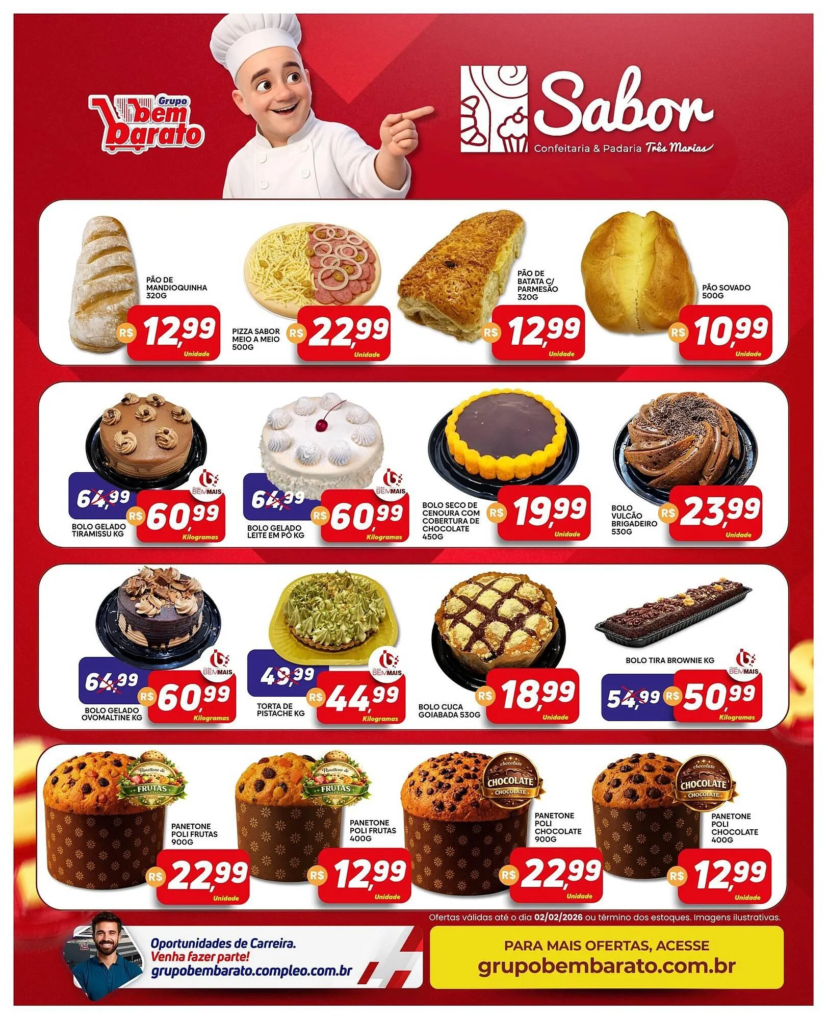 Encarte de Catálogo Supermercado Bem Barato 27 de janeiro até 2 de fevereiro 2026 - Pagina 4