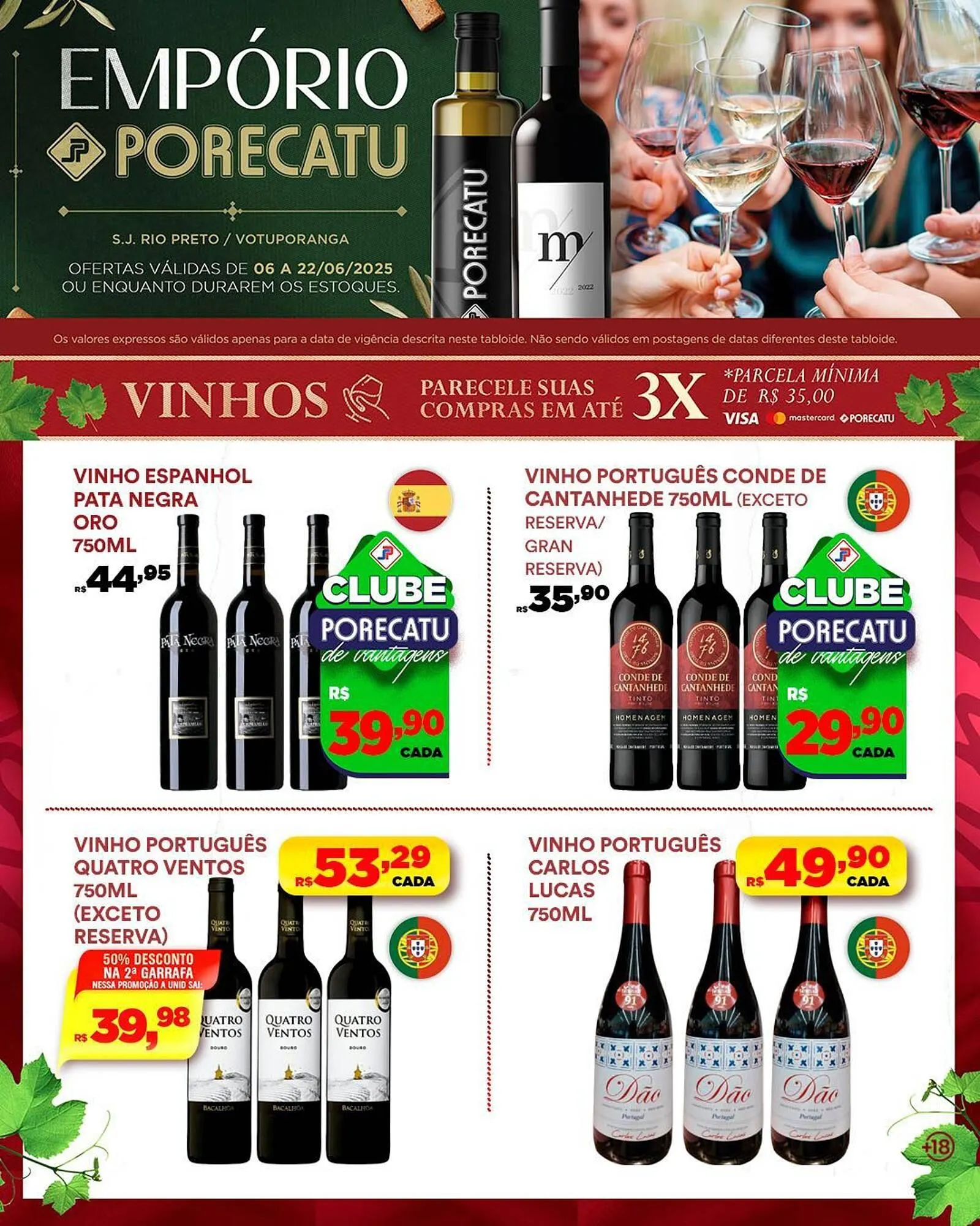 Encarte de Catálogo Supermercado Porecatu 11 de junho até 22 de junho 2025 - Pagina 3