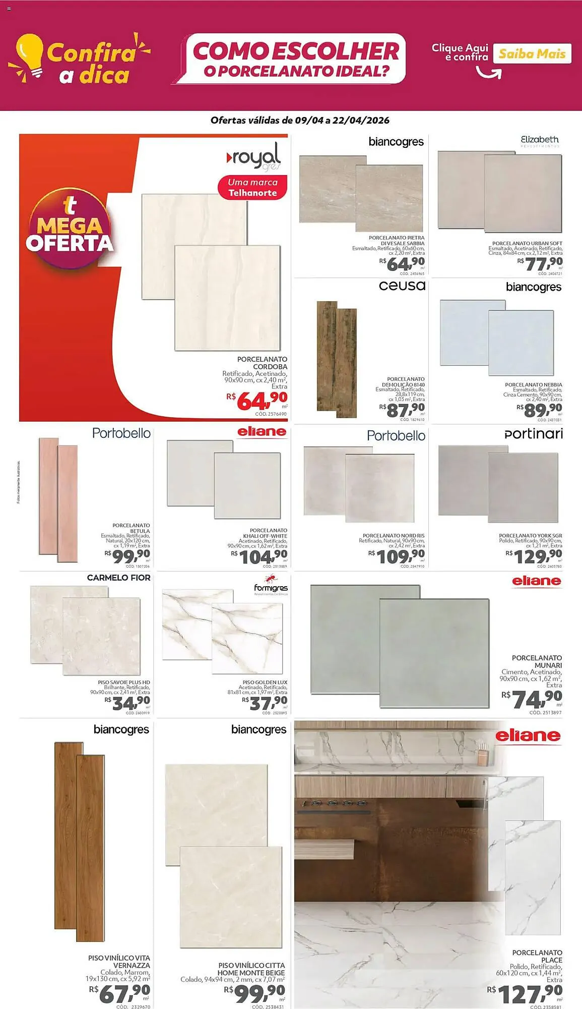 Encarte de Catálogo Telhanorte 9 de abril até 22 de abril 2026 - Pagina 2