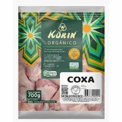 Carne Coxa De Frango Congelada Orgânica Korin 700g