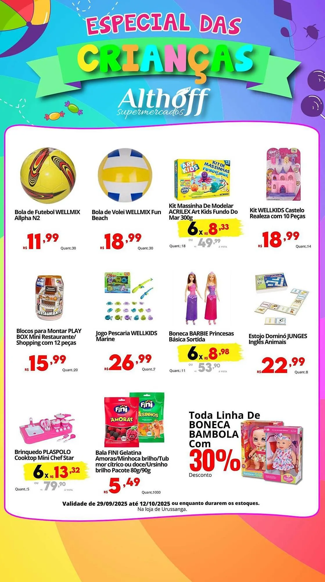 Encarte de Encarte Althoff Supermercados 29 de setembro até 12 de outubro 2025 - Pagina 1