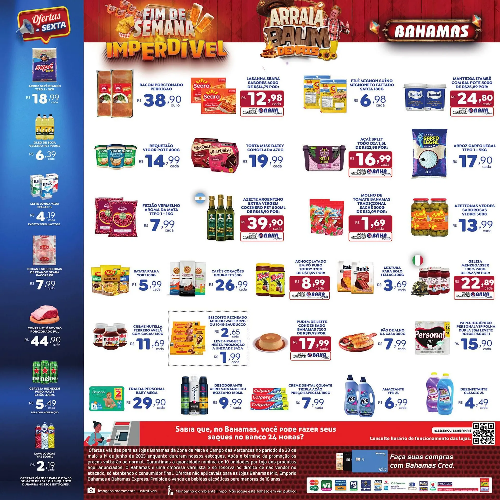 Encarte de Catálogo Bahamas Supermercados 30 de maio até 1 de junho 2025 - Pagina 2