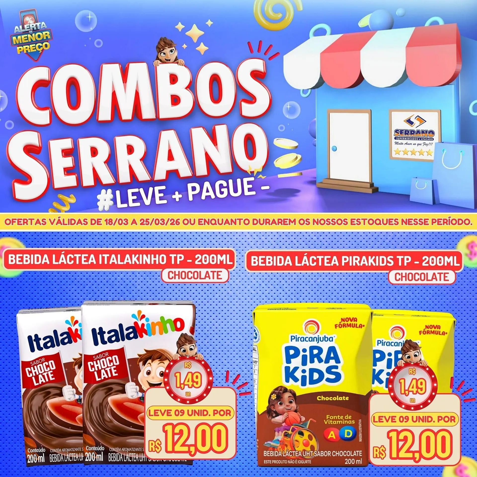 Encarte de Catálogo Serrano Supermercado 18 de março até 25 de março 2026 - Pagina 2