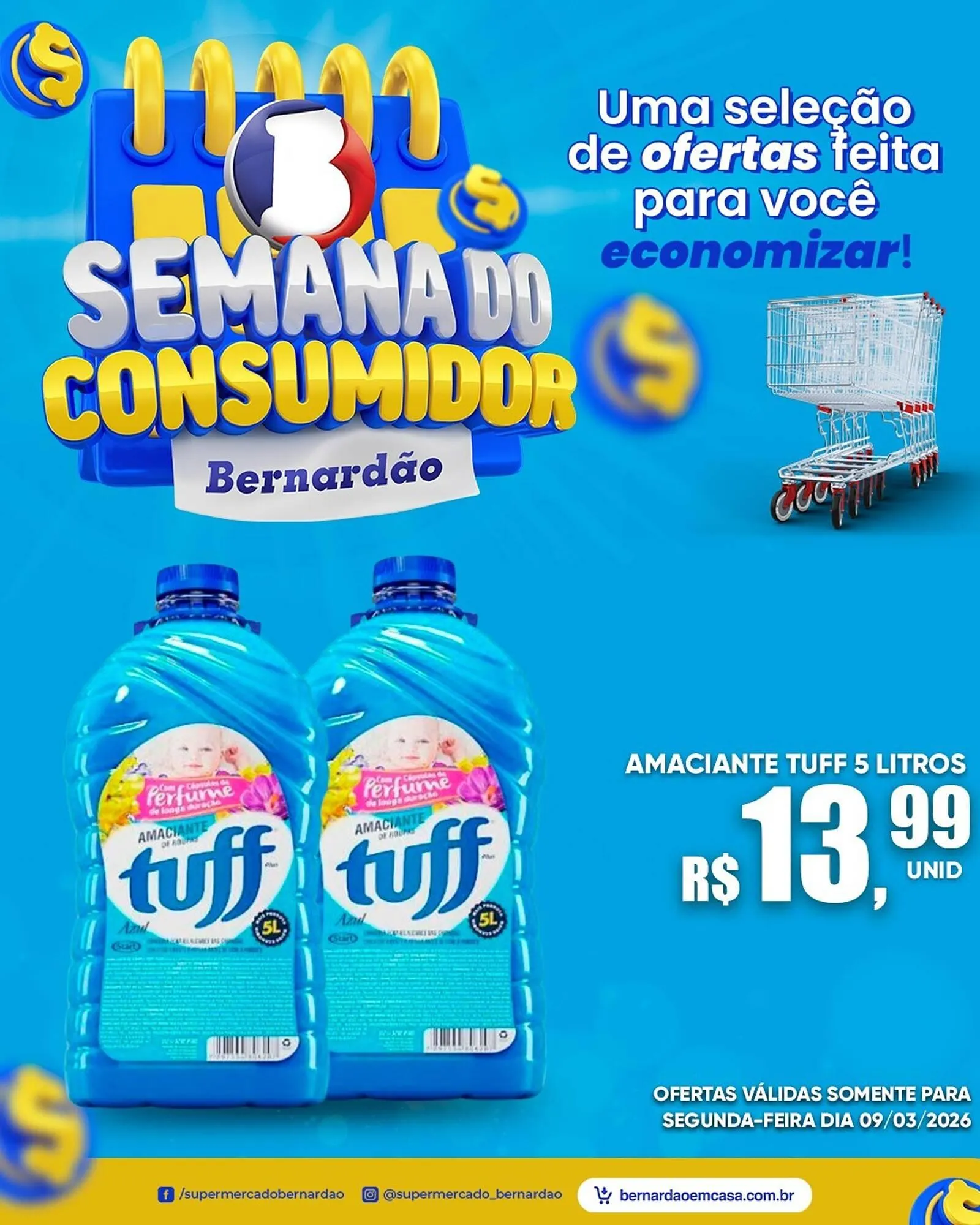 Encarte de Catálogo Supermercado Bernardão 9 de março até 9 de março 2026 - Pagina 3