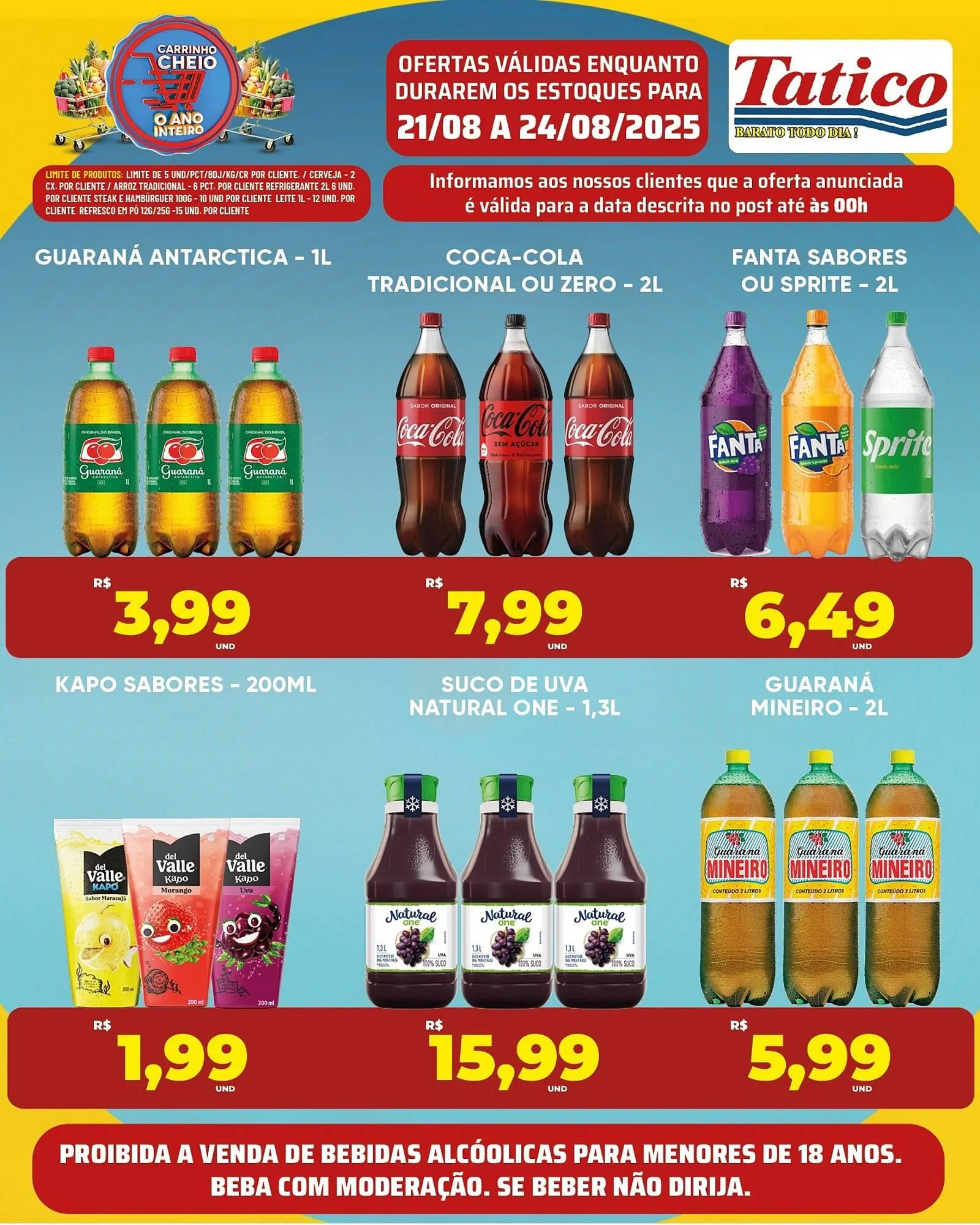 Encarte de Catálogo Tatico 20 de agosto até 26 de agosto 2025 - Pagina 1
