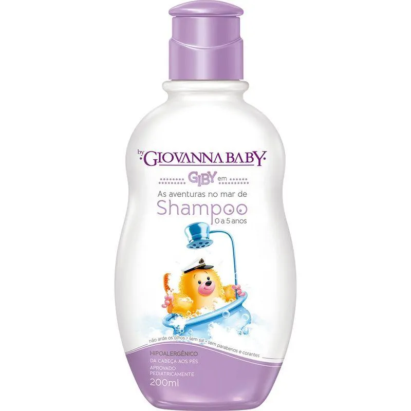 Shampoo Giovanna Baby Giby Da Cabeça Aos Pés 200ml