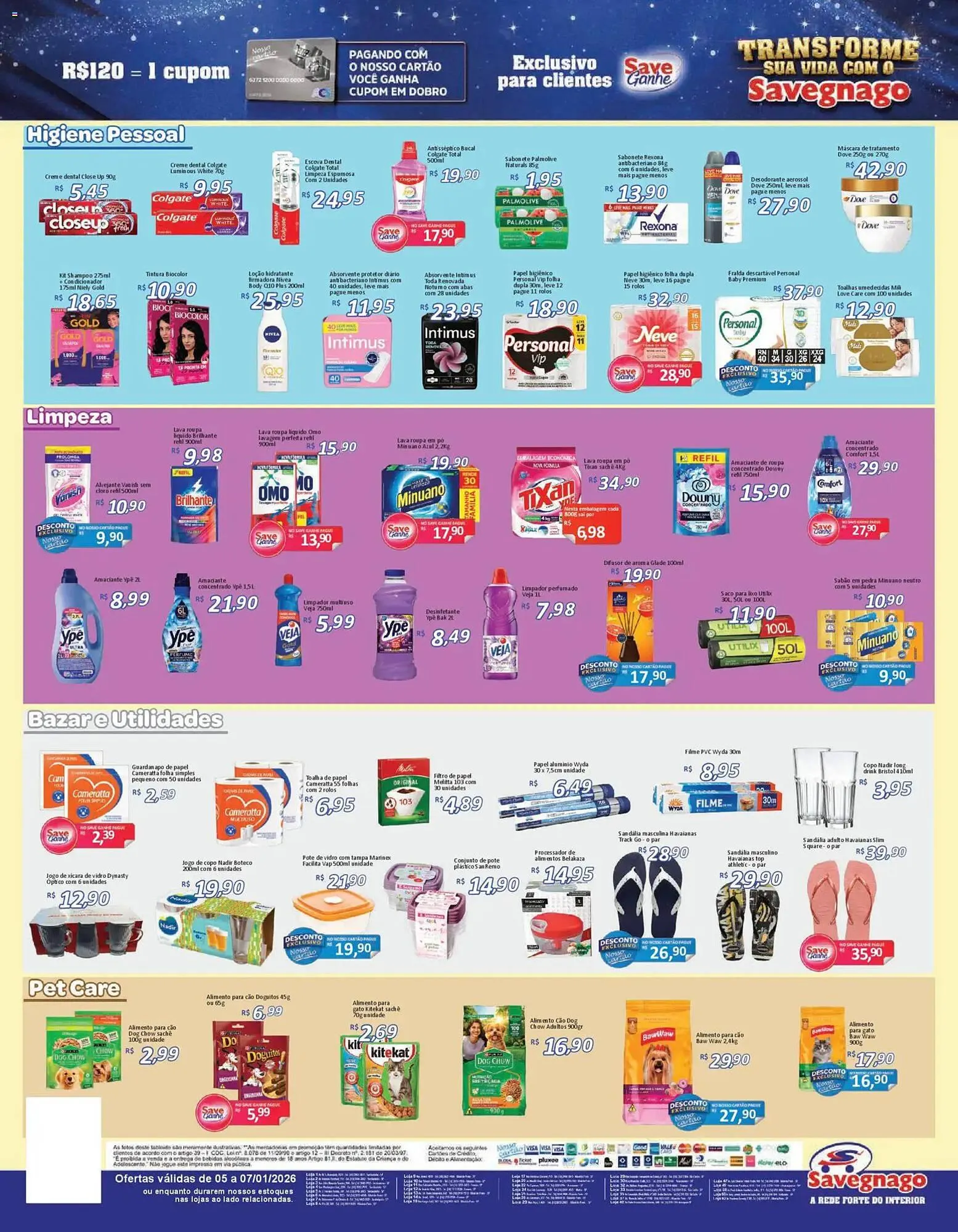 Encarte de Catálogo Supermercados Savegnago 5 de janeiro até 7 de janeiro 2026 - Pagina 4