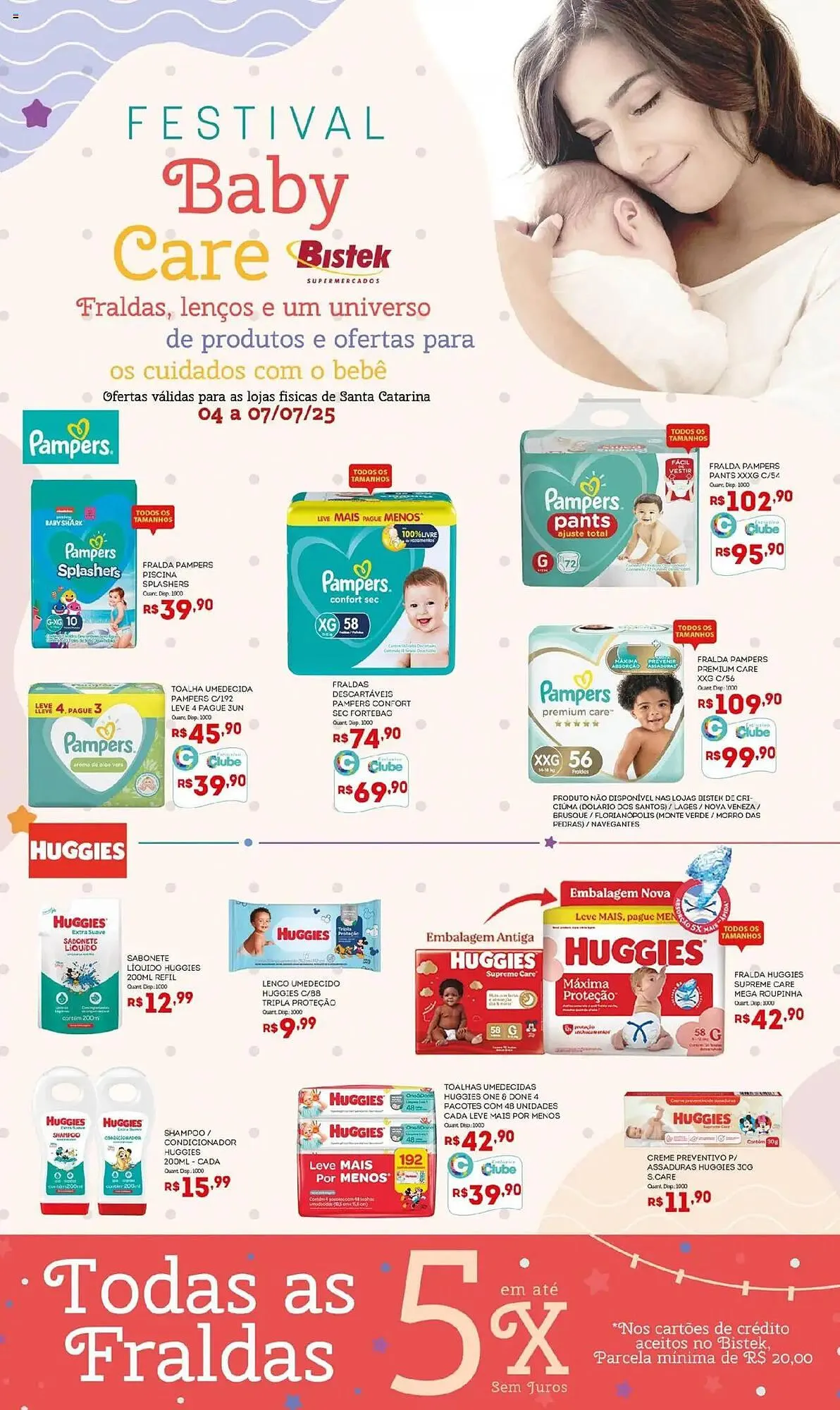 Encarte de Catálogo Bistek Supermercados 4 de julho até 7 de julho 2025 - Pagina 1