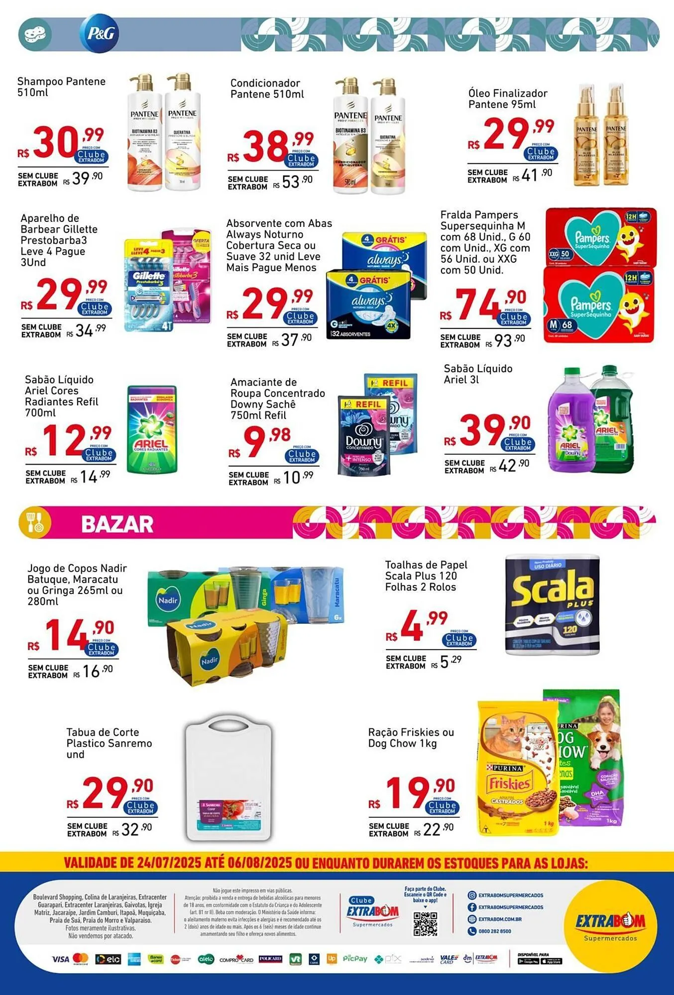 Encarte de Catálogo Extrabom Supermercados 30 de julho até 17 de agosto 2025 - Pagina 9