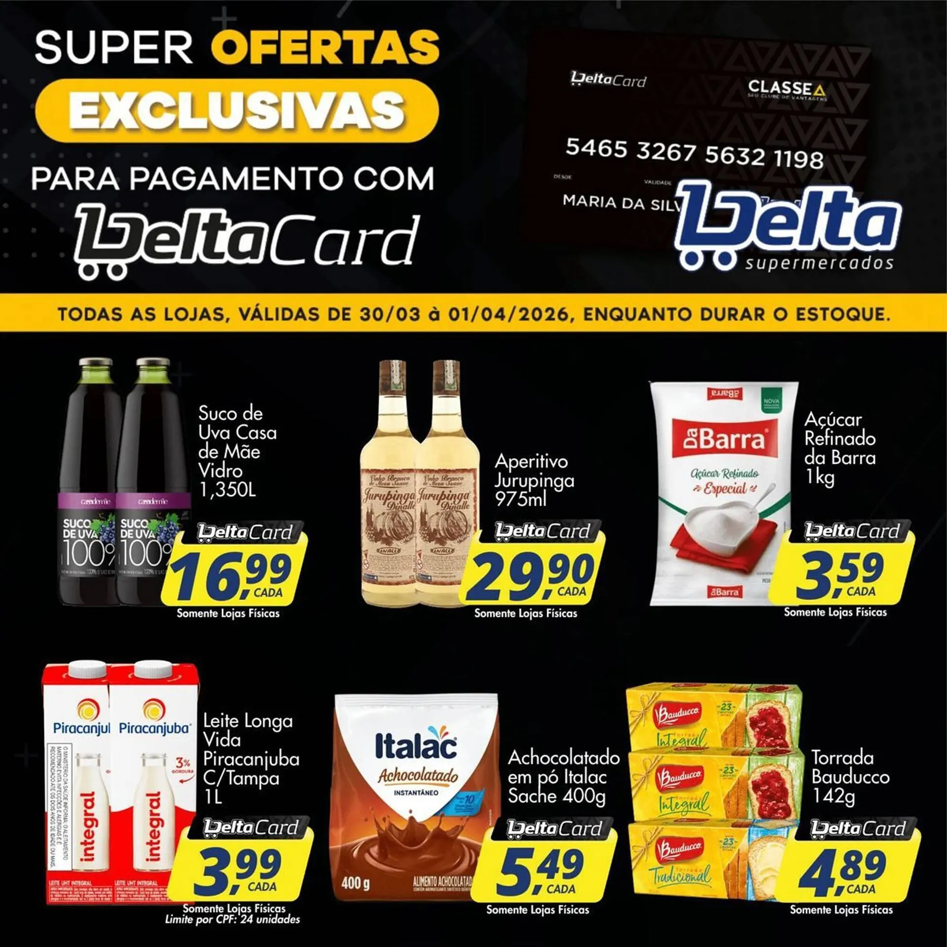 Encarte de Catálogo Delta Supermercados 30 de março até 1 de abril 2026 - Pagina 1