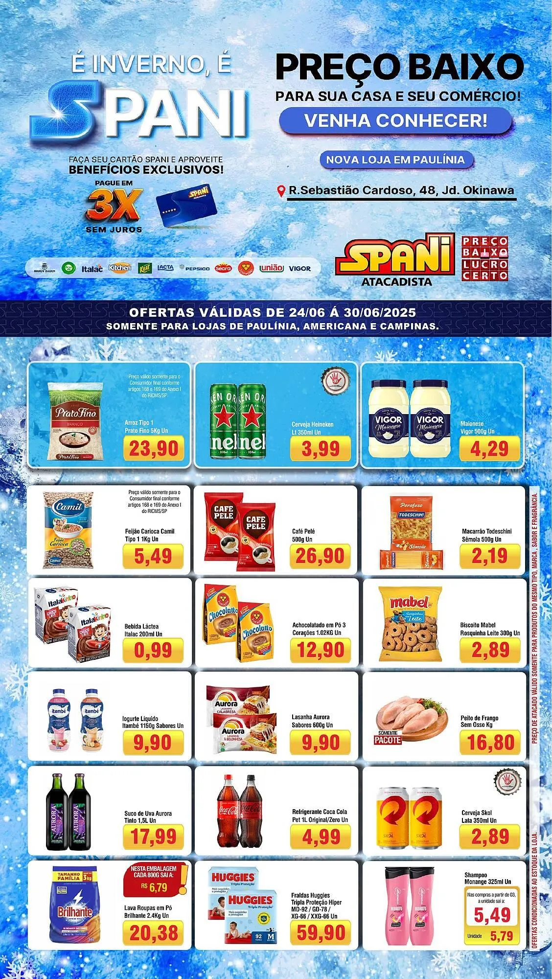 Encarte de Catálogo Spani Atacadista 24 de junho até 1 de julho 2025 - Pagina 1