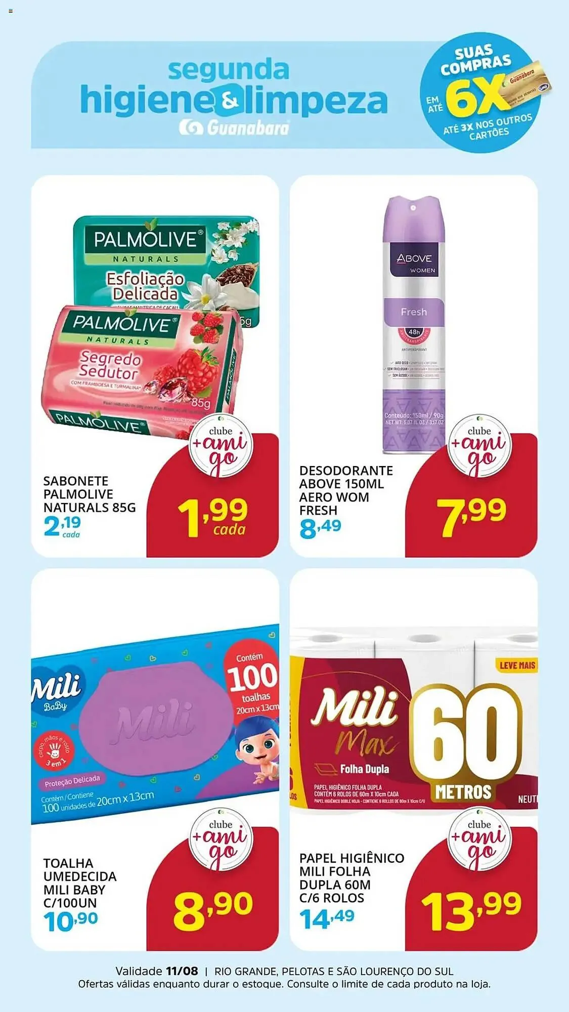 Encarte de Catálogo Supermercados Guanabara 11 de agosto até 11 de agosto 2025 - Pagina 1