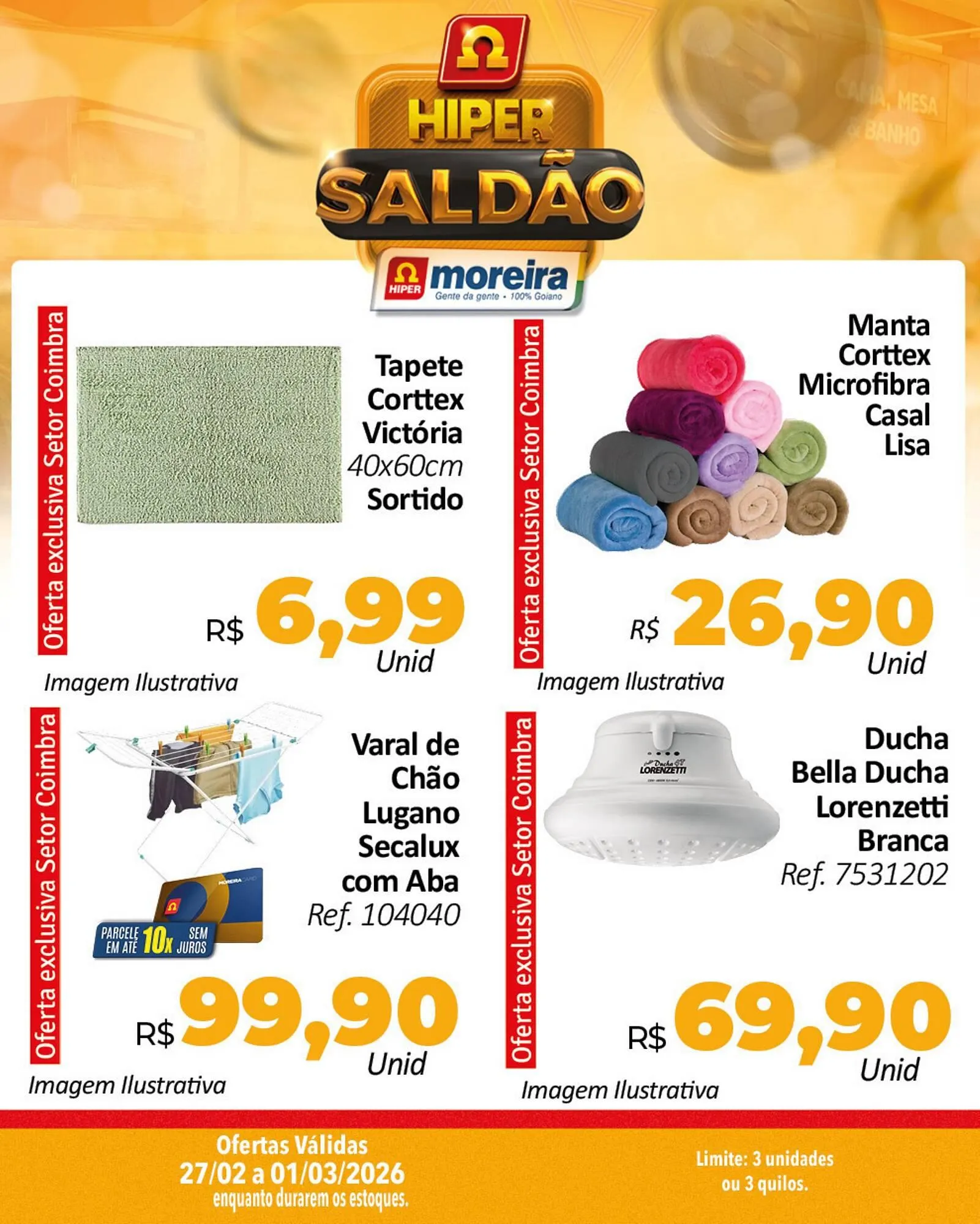 Encarte de Catálogo Hiper Moreira 27 de fevereiro até 1 de março 2026 - Pagina 4