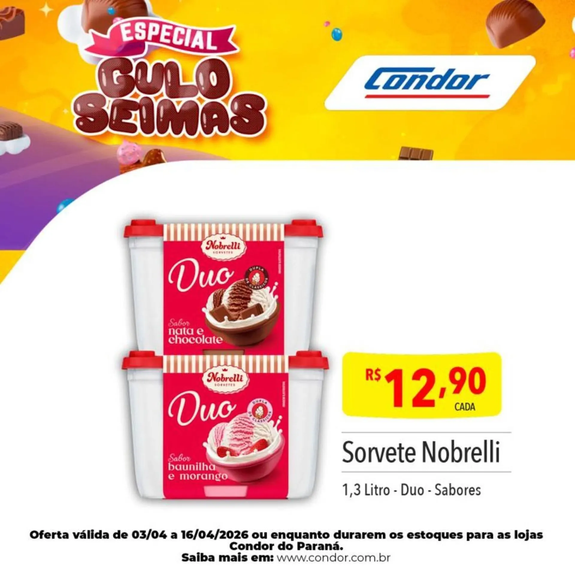 Encarte de Catálogo Supermercados Condor 13 de abril até 26 de abril 2026 - Pagina 34