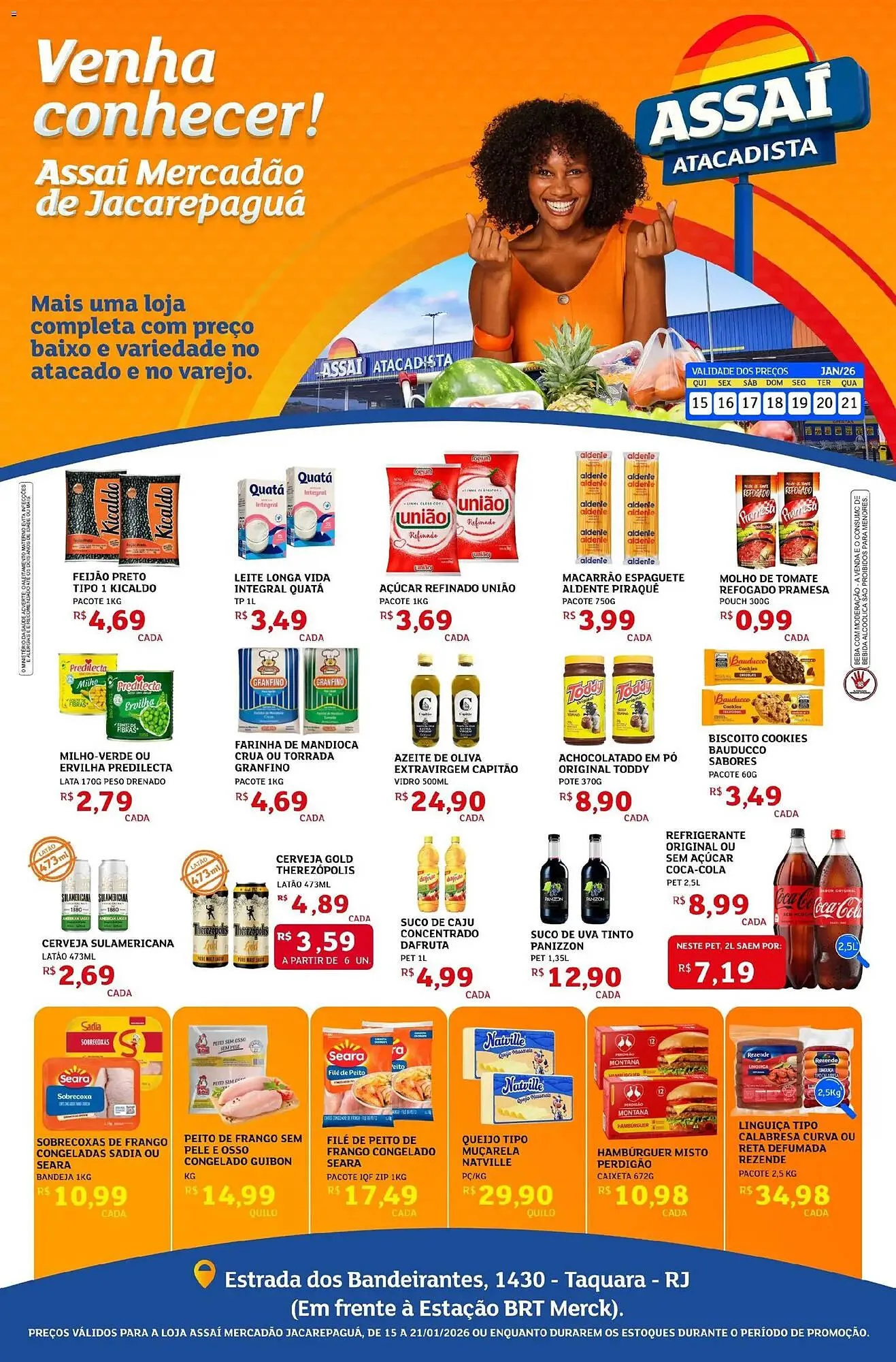 Encarte de Encarte Assaí Atacadista 15 de janeiro até 21 de janeiro 2026 - Pagina 1