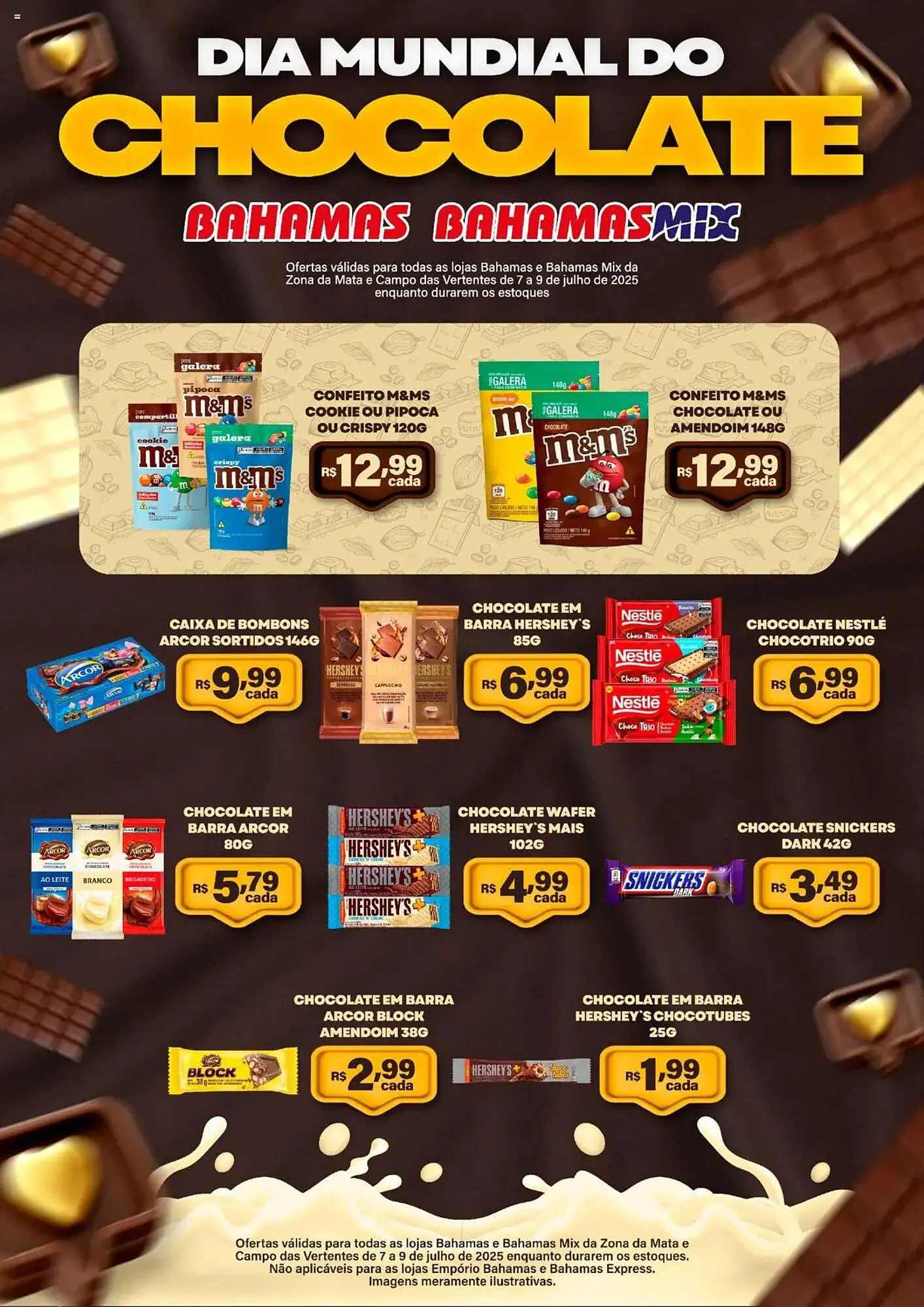 Encarte de Catálogo Bahamas Supermercados 7 de julho até 9 de julho 2025 - Pagina 1