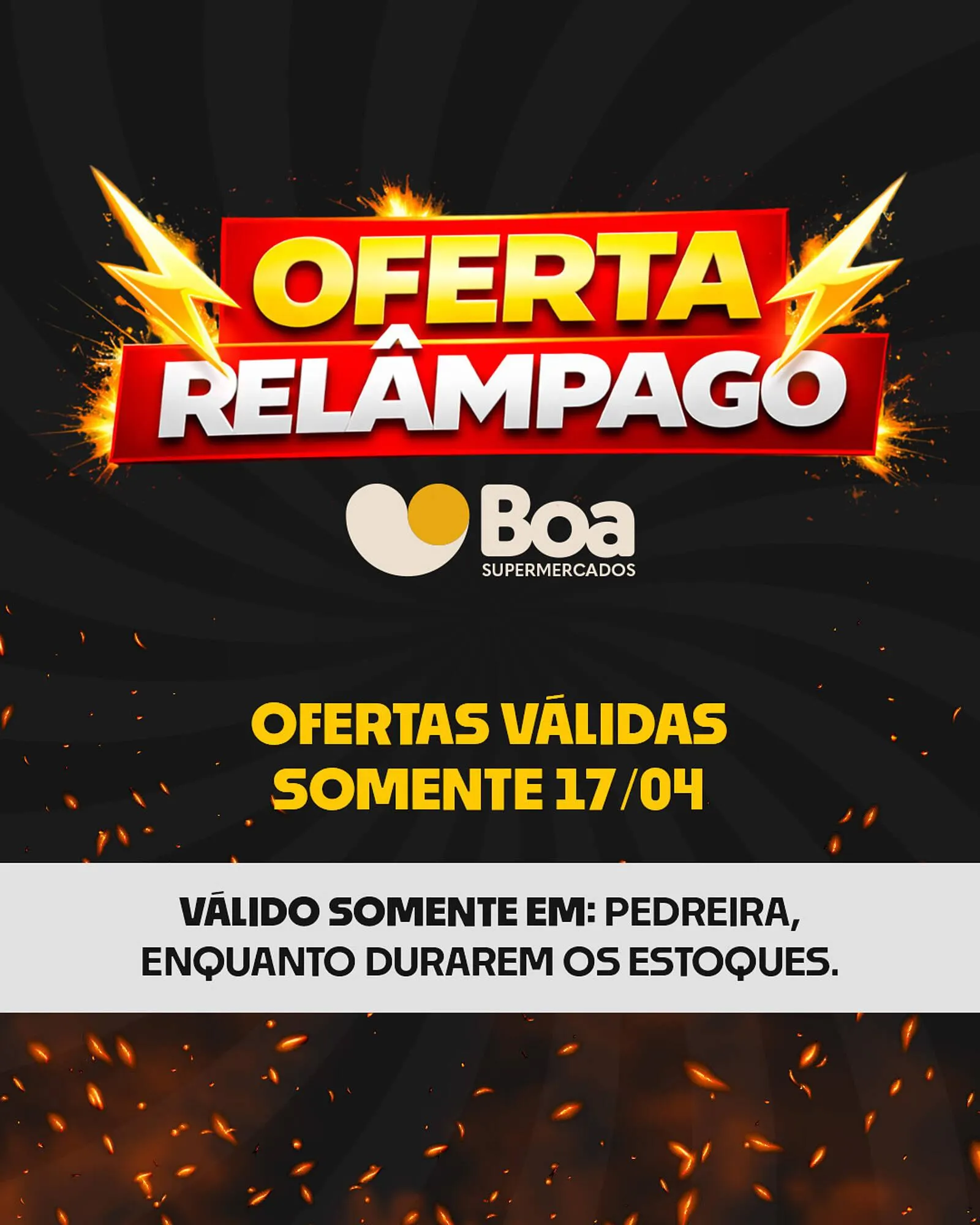 Encarte de Tabloide Boa Supermercados 17 de abril até 17 de abril 2026 - Pagina 1