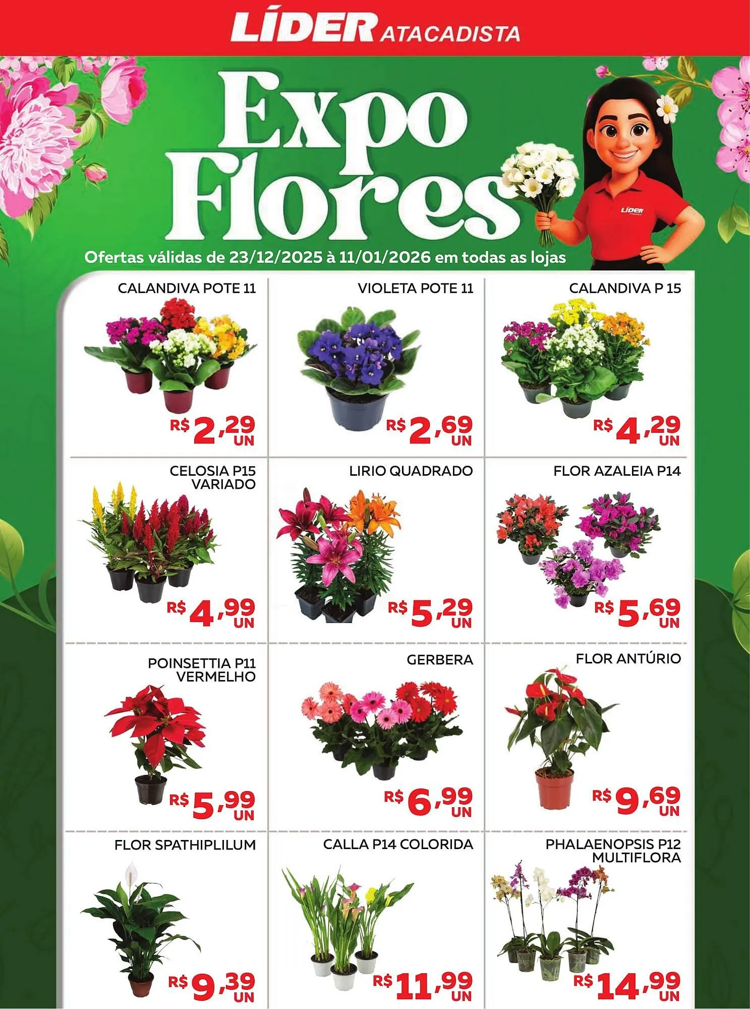 Encarte de Encarte Lider Atacadista 7 de janeiro até 11 de janeiro 2026 - Pagina 1