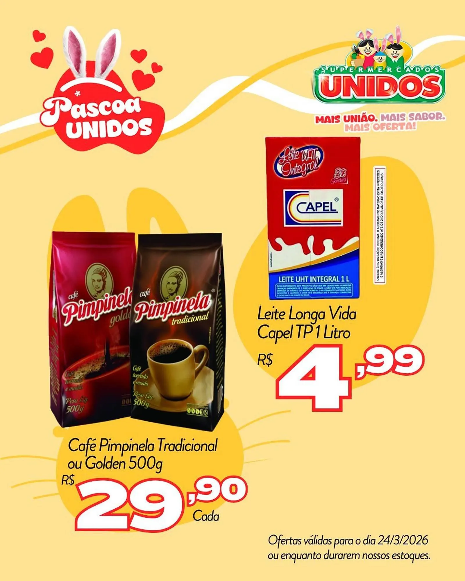 Encarte de Encarte Supermercados Unidos 24 de março até 24 de março 2026 - Pagina 1