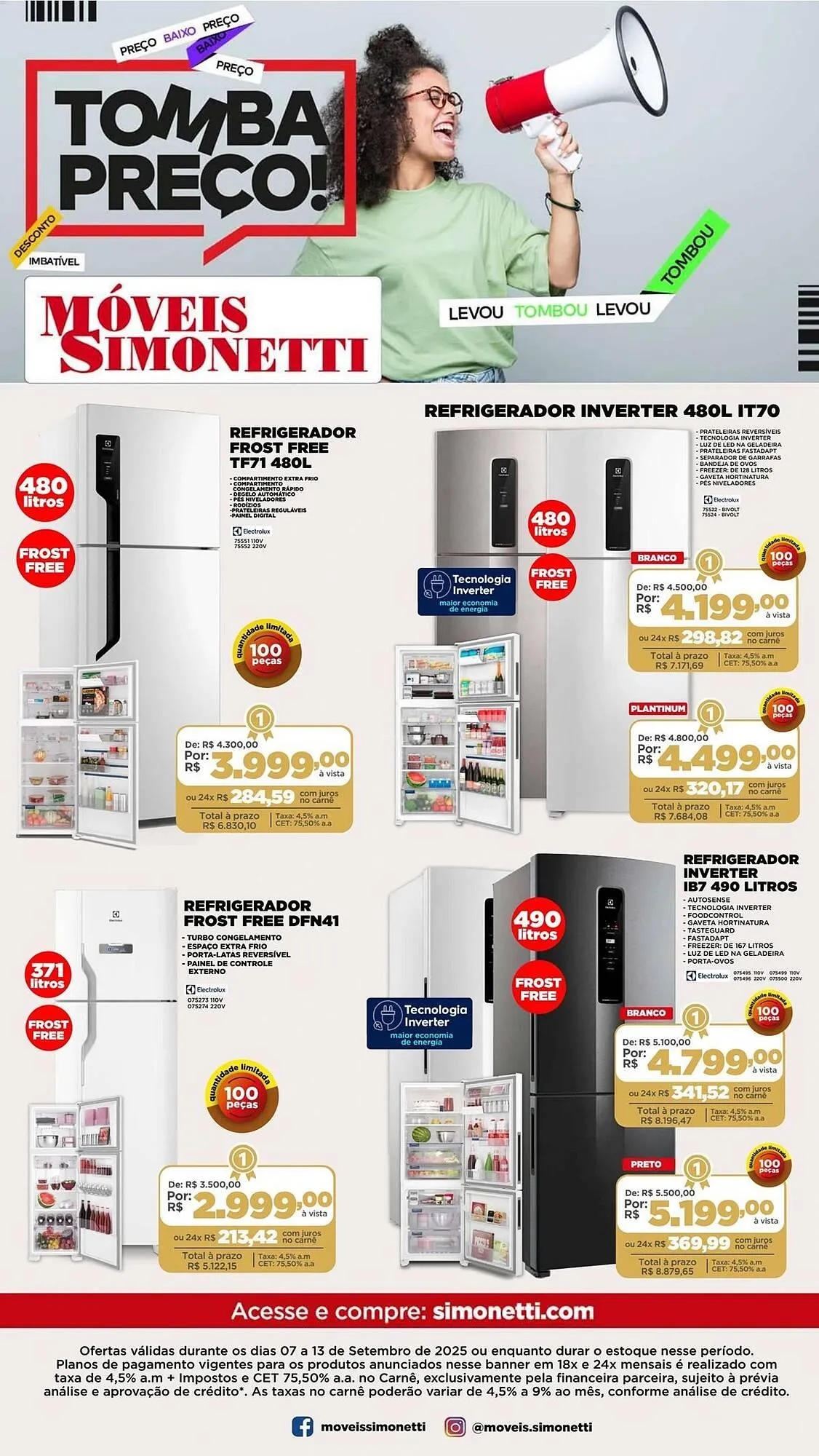 Encarte de Catálogo Móveis Simonetti 8 de setembro até 13 de setembro 2025 - Pagina 38