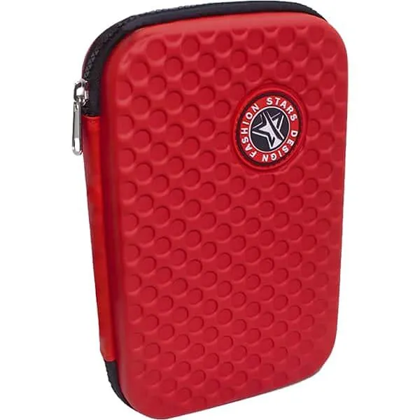 Estojo Escolar EVA Vermelho, 6328, Spiral - PT 1 UN