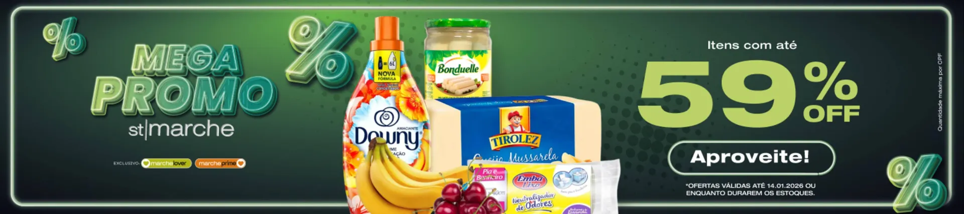 Encarte de Tabloide St Marche 8 de janeiro até 14 de janeiro 2026 - Pagina 1
