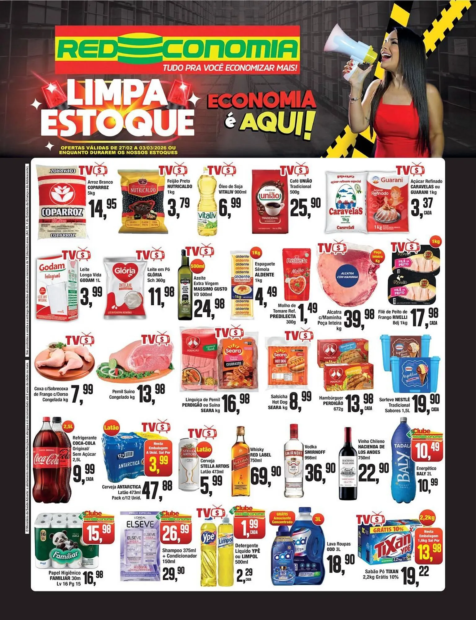 Encarte de Encarte Rede Economia 27 de fevereiro até 3 de março 2026 - Pagina 1