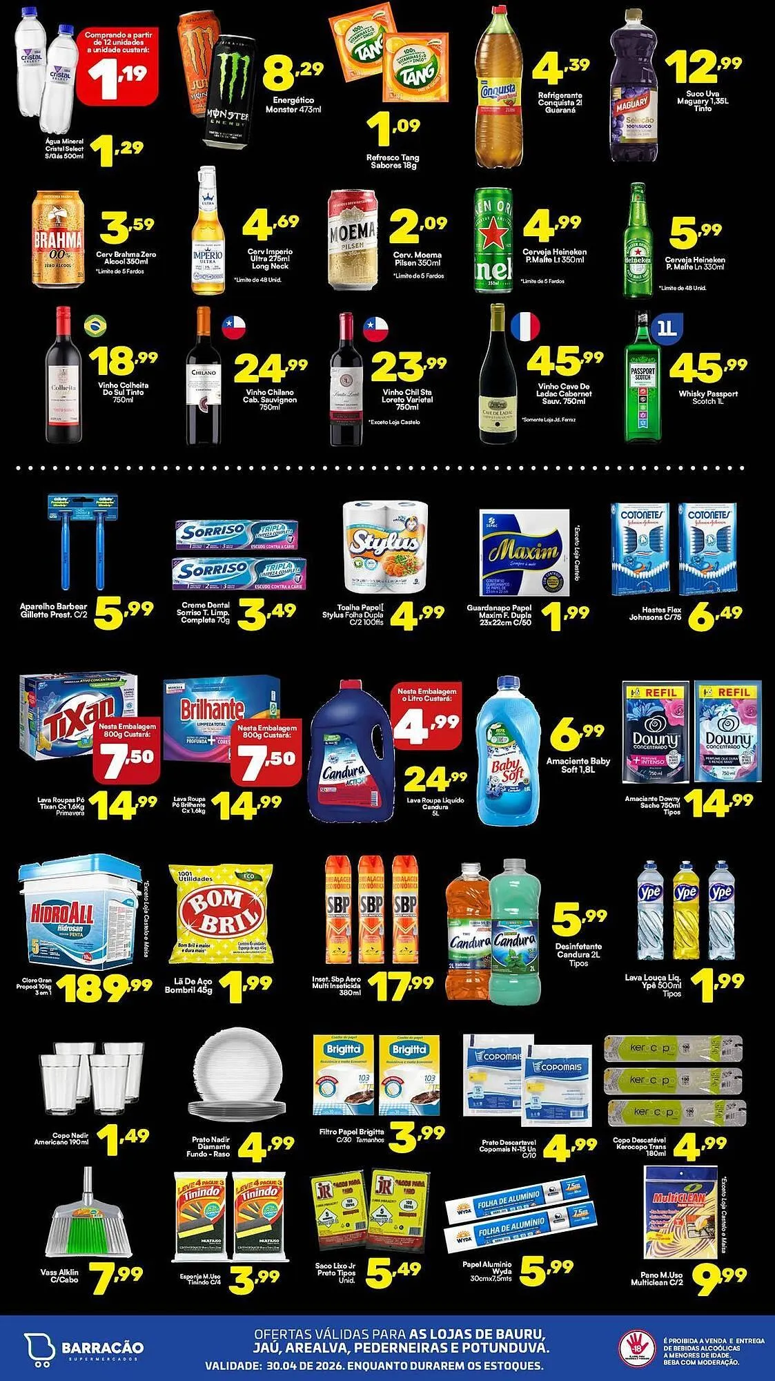 Encarte de Catálogo Barracão Supermercado 30 de abril até 30 de abril 2026 - Pagina 4