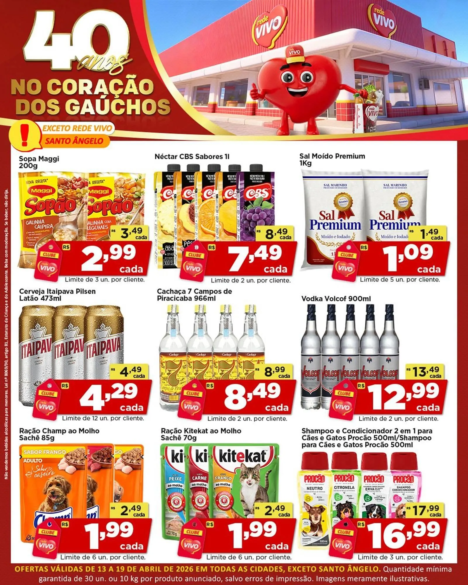 Encarte de Encarte Rede Vivo 13 de abril até 19 de abril 2026 - Pagina 2