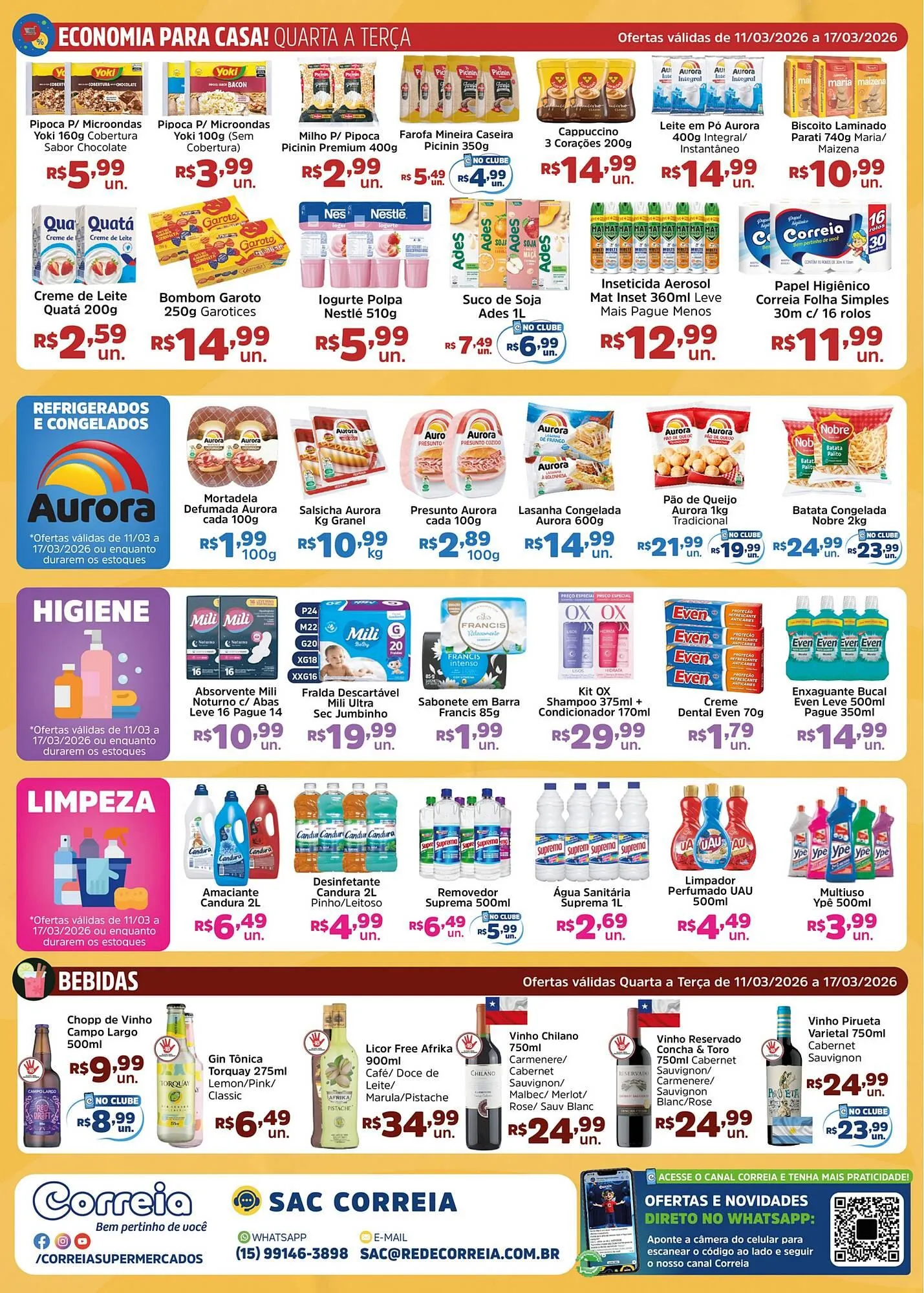 Encarte de Catálogo Supermercados Correia 11 de março até 17 de março 2026 - Pagina 2