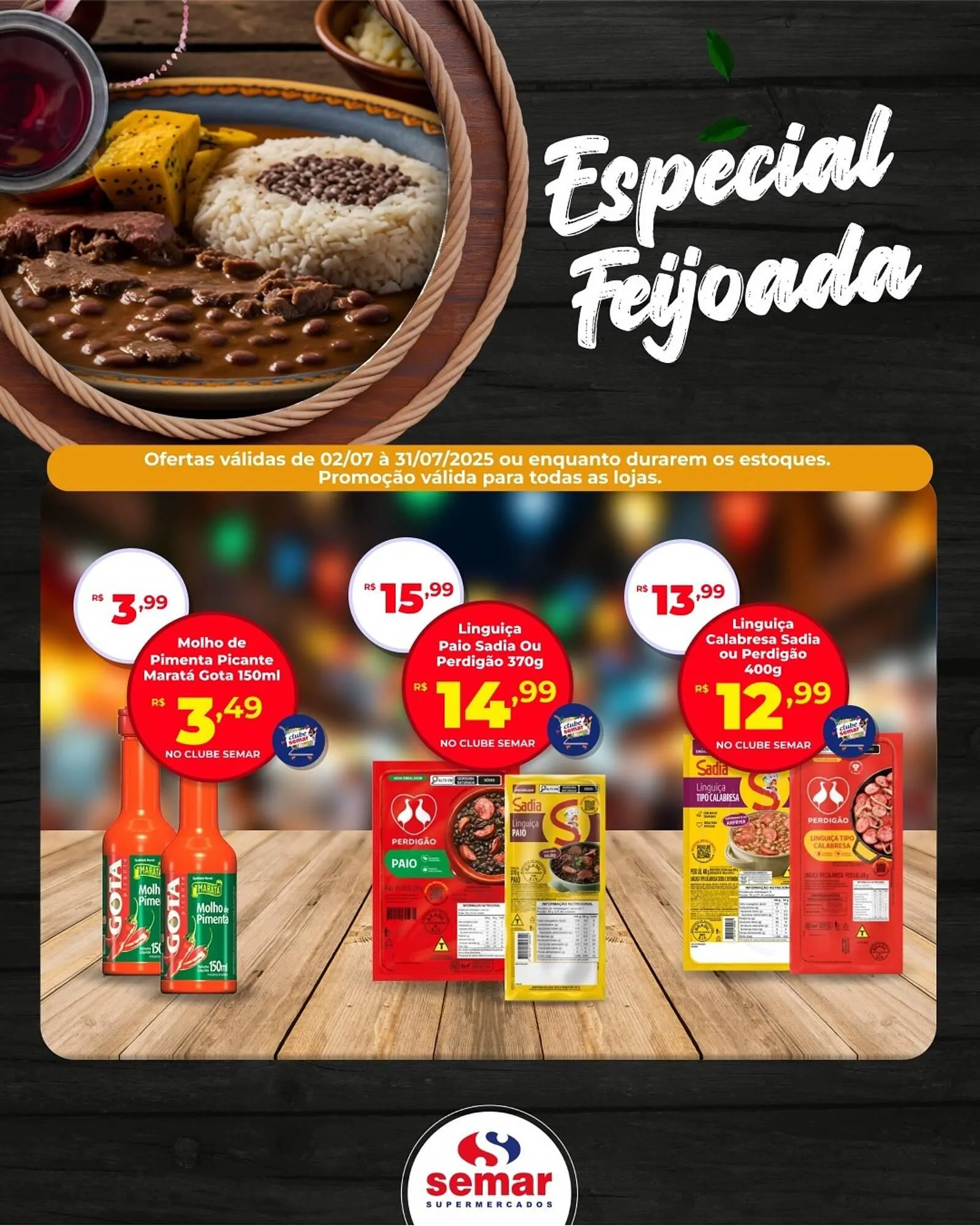 Encarte de Catálogo Semar Supermercado 2 de julho até 31 de julho 2025 - Pagina 3