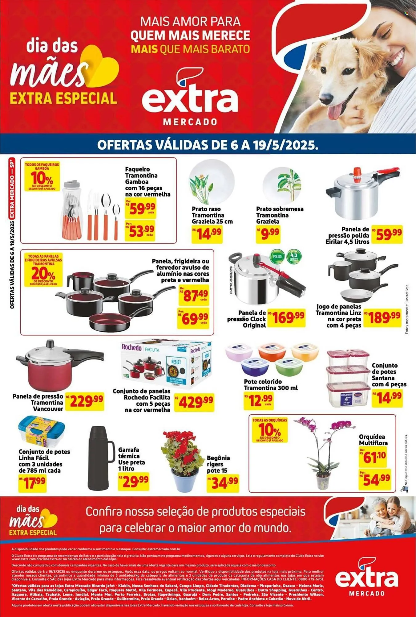 Encarte de Catálogo Mercado Extra 6 de maio até 19 de maio 2025 - Pagina 1