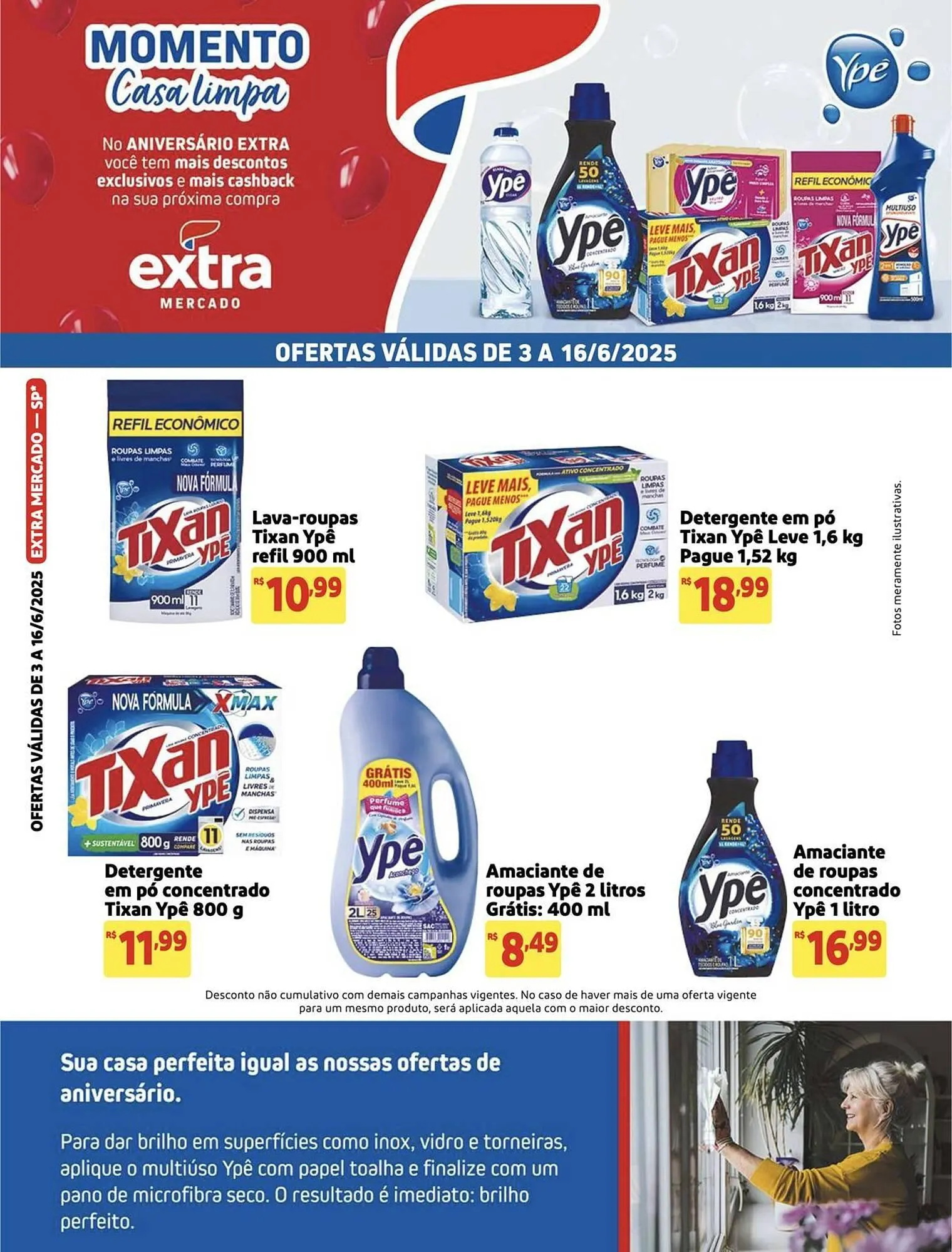 Encarte de Catálogo Mercado Extra 3 de junho até 16 de junho 2025 - Pagina 1