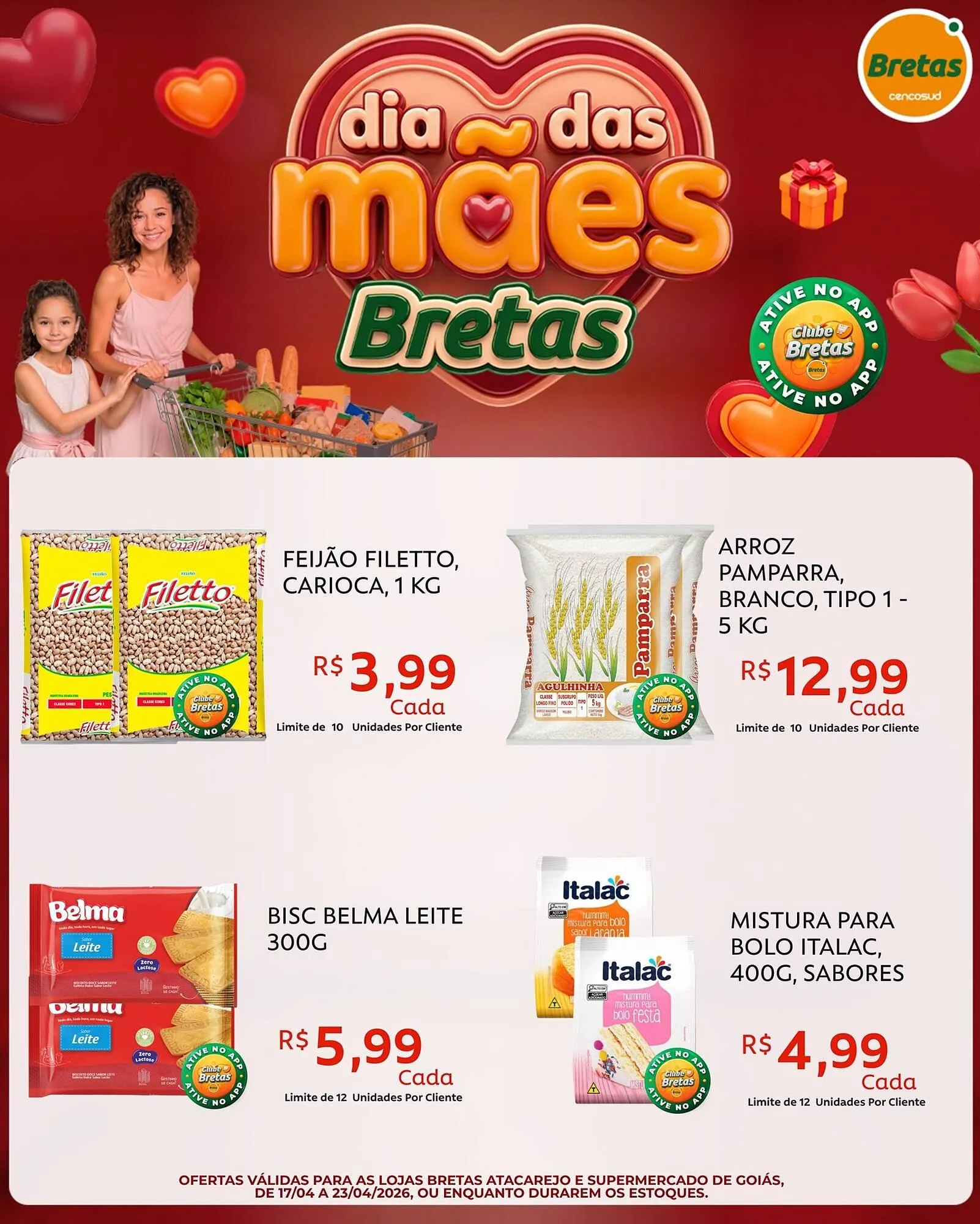 Encarte de Catálogo Supermercados Bretas 17 de abril até 23 de abril 2026 - Pagina 5
