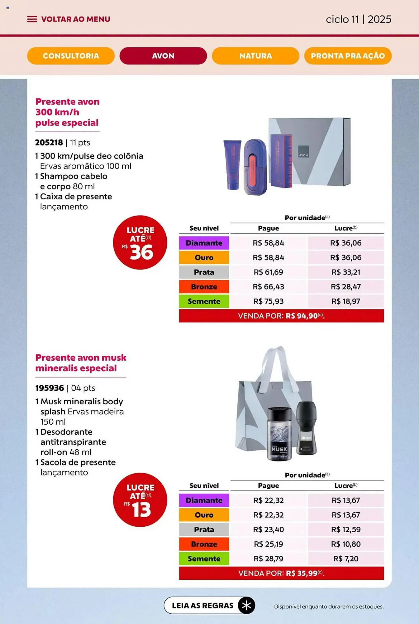 Encarte de Catálogo Avon 16 de junho até 8 de julho 2025 - Pagina 17